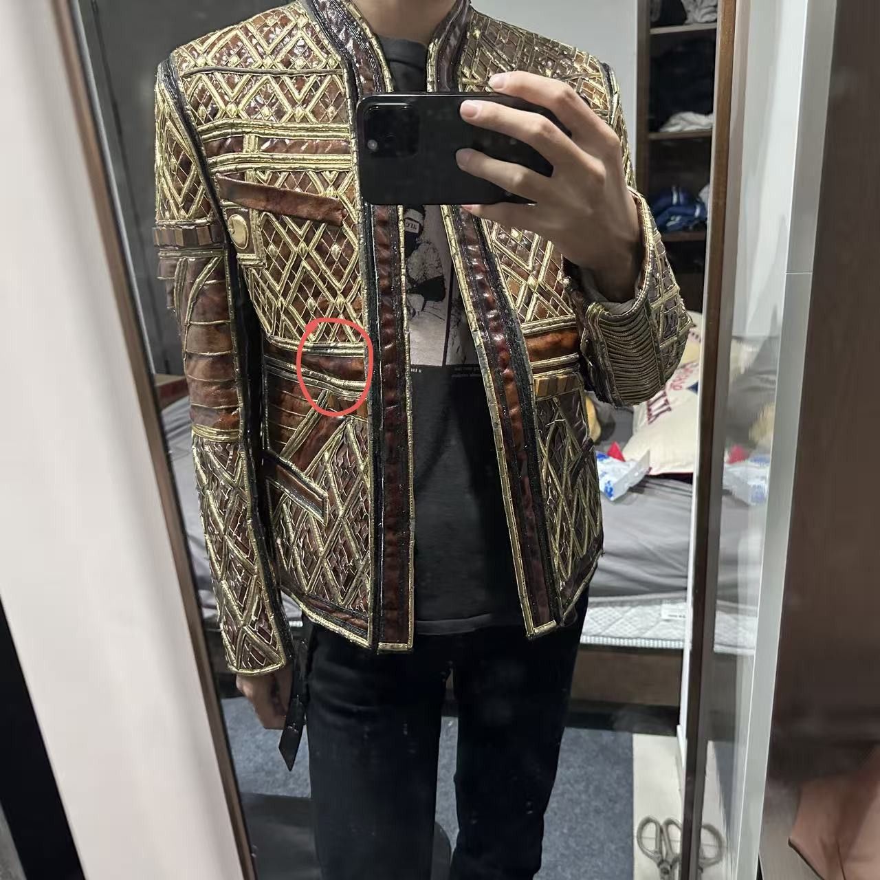 Balmain Balmain 13FW Court-Style Embroidered Jacket Size US M / EU 48-50 / 2 - 2 Thumbnail