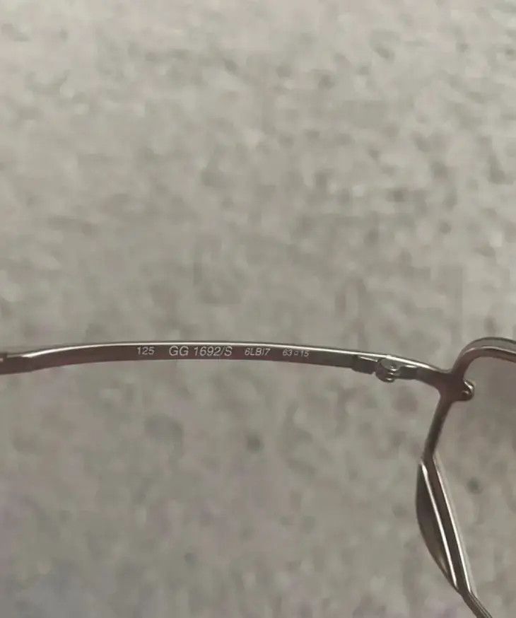 Gucci × Tom Ford × Vintage GUCCI Sunglasses Shield Rimless 90s Wrap GG1692 Vintage Size ONE SIZE - 4 Thumbnail