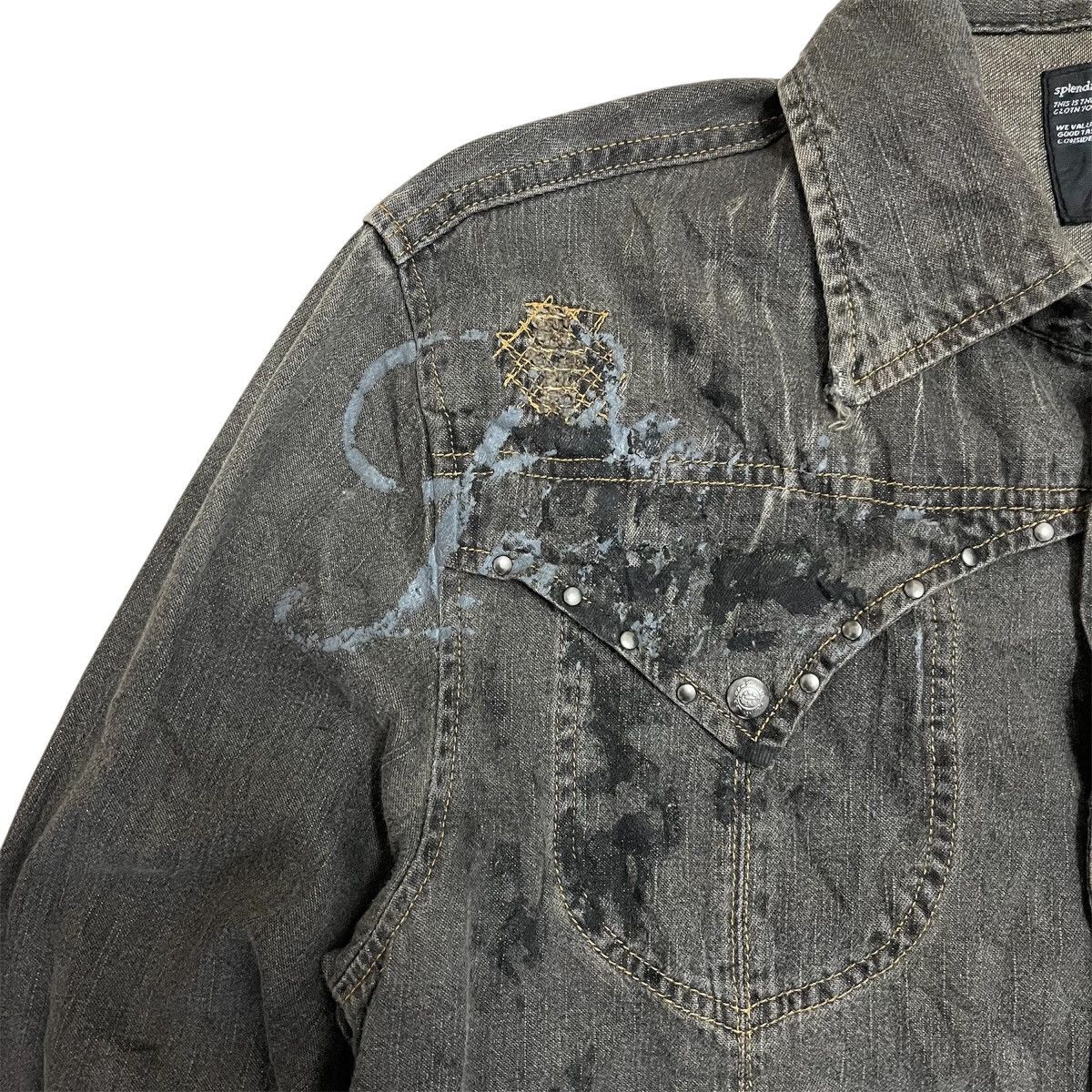 Hysteric Glamour 2000s Splendid Satisfation Poem Western Shirt Punk Lgb Size US L / EU 52-54 / 3 - 4 Thumbnail
