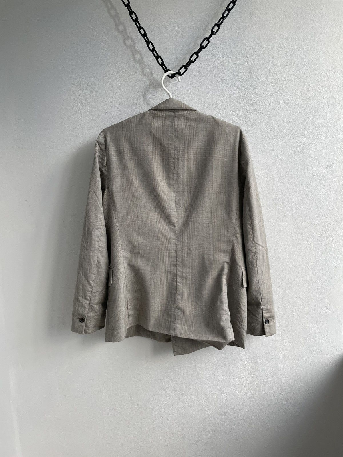Our Legacy OUR LEGACY Blazer 100% Virgin Wool Beige Tweed Size 46S - 21 Thumbnail