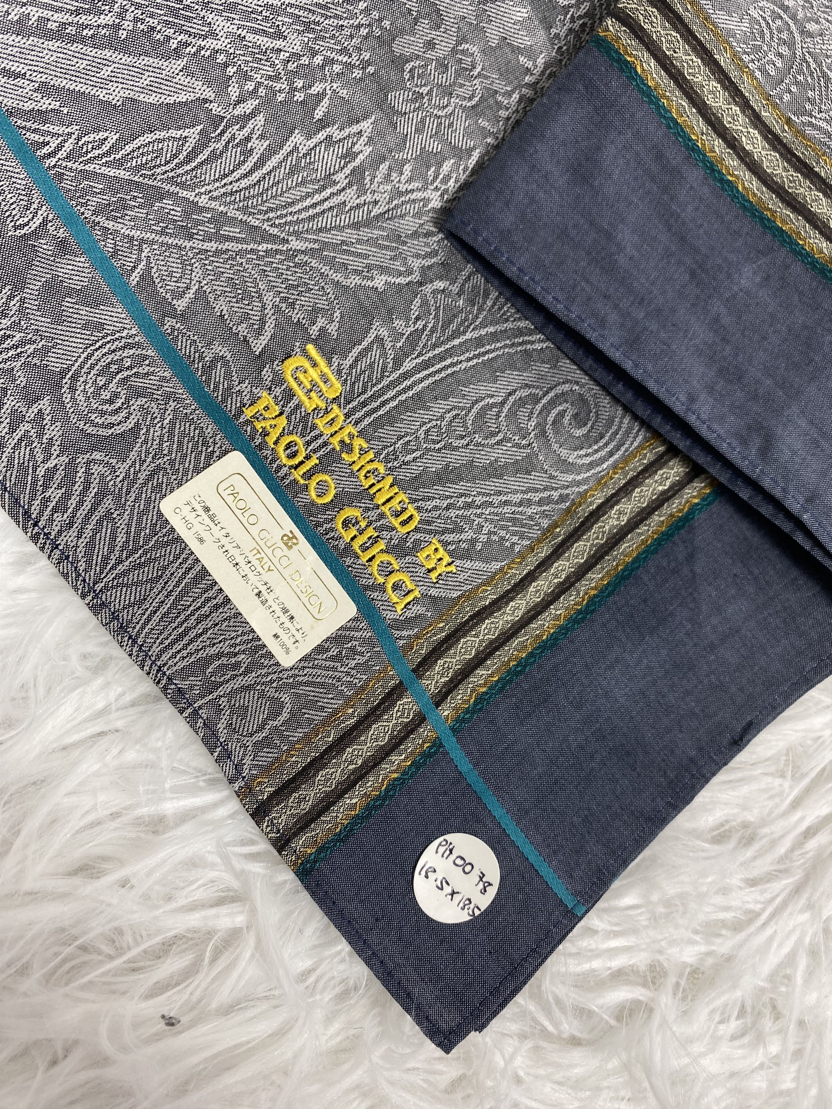 Paolo Gucci Vintage Paolo Gucci Handkerchief PH0078 Size ONE SIZE - 3 Thumbnail