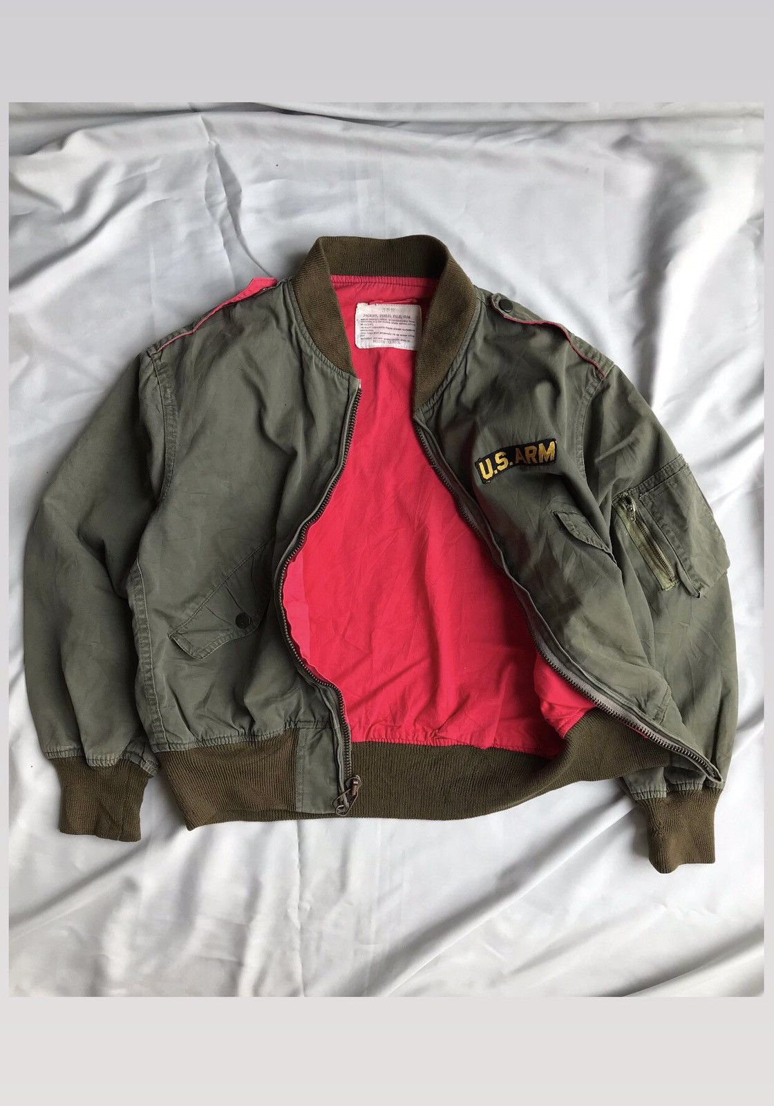 Vintage Vintage Field Pile Bomber Jacket Size US M / EU 48-50 / 2 - 5 Thumbnail