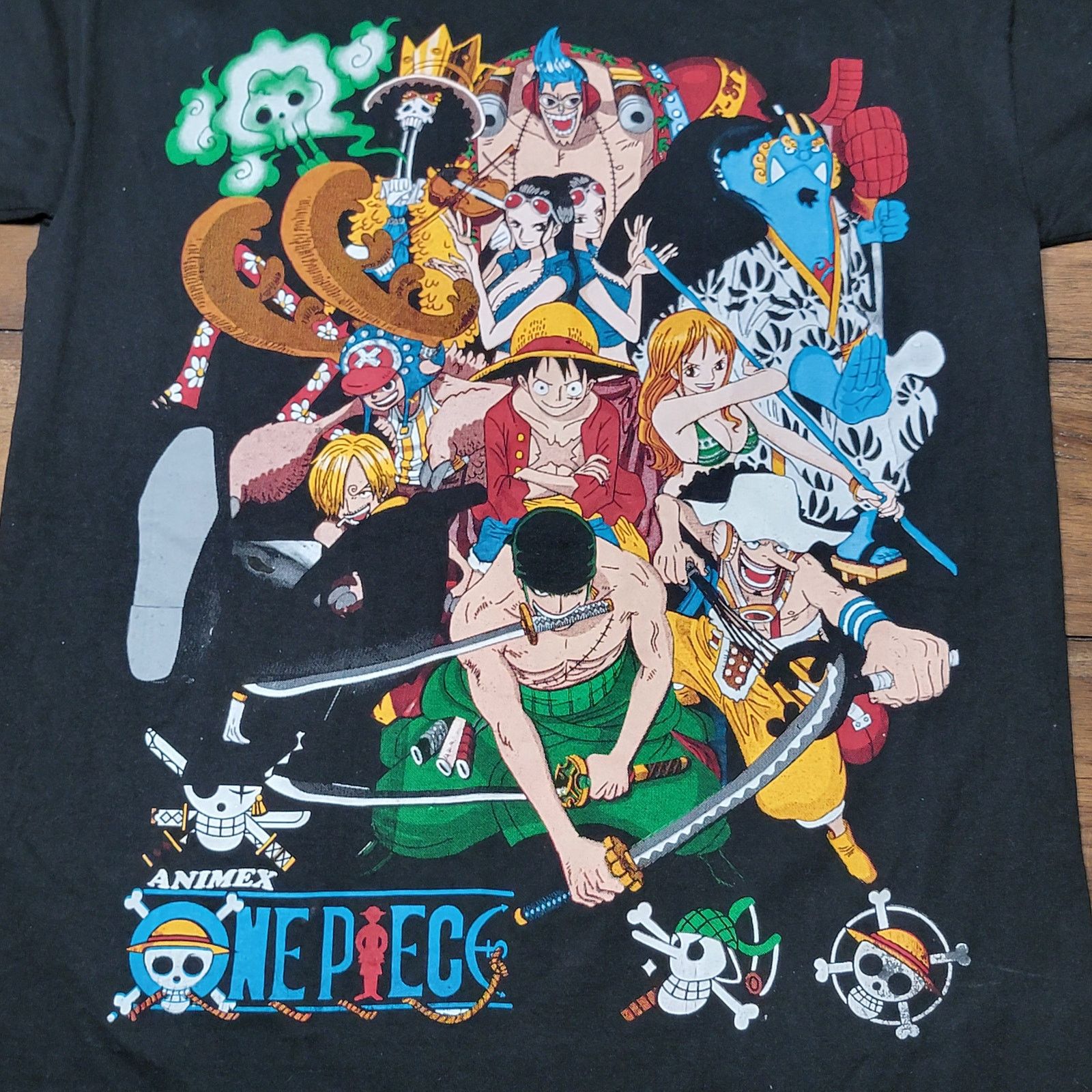 Other Animex One Piece Black Unisex Tee (Thessh) -Size OS (Medium) Size US M / EU 48-50 / 2 - 2 Thumbnail