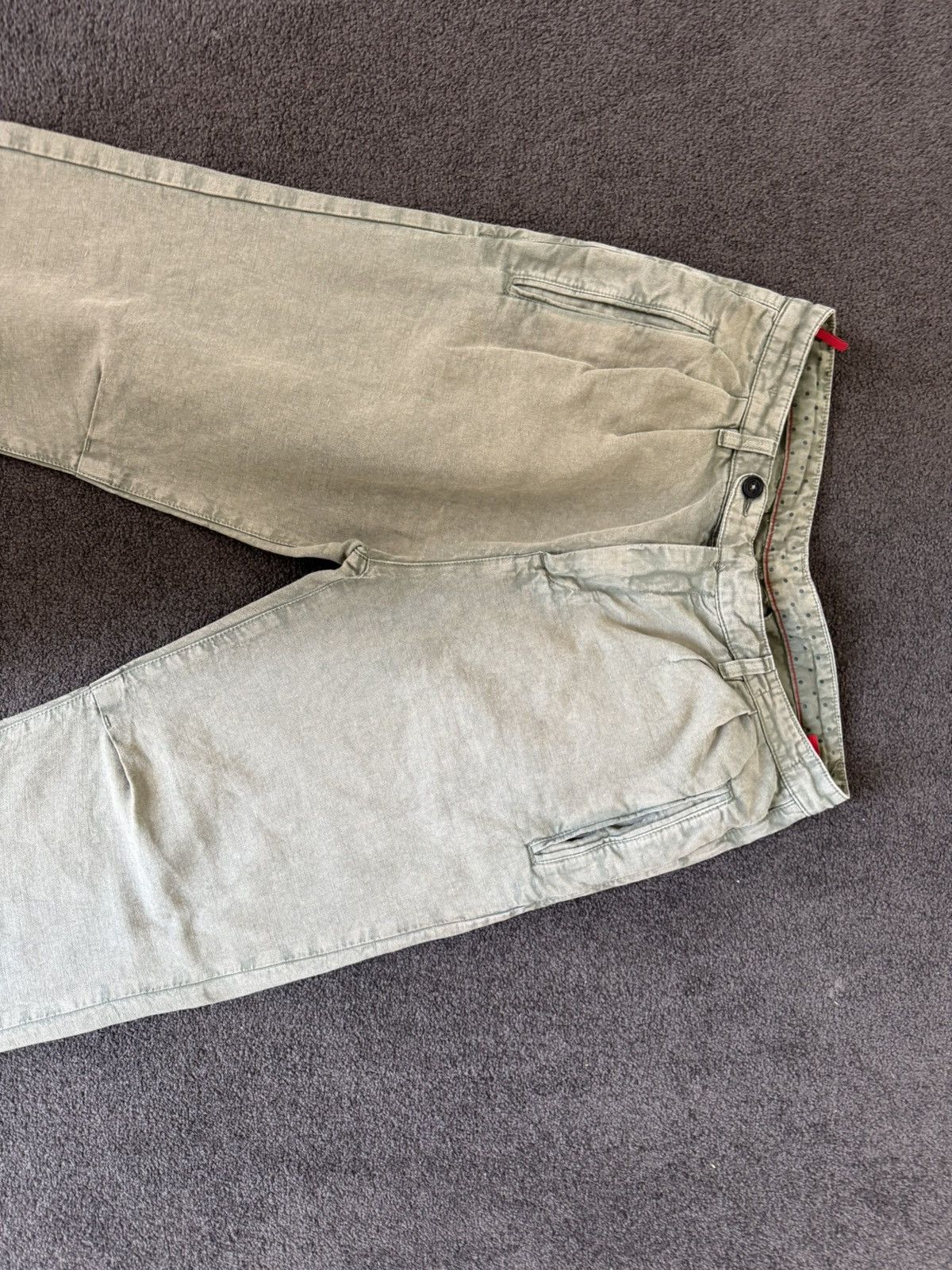 Massimo Alba Massimo Alba Linen Trousers Size US 32 / EU 48 - 2 Thumbnail