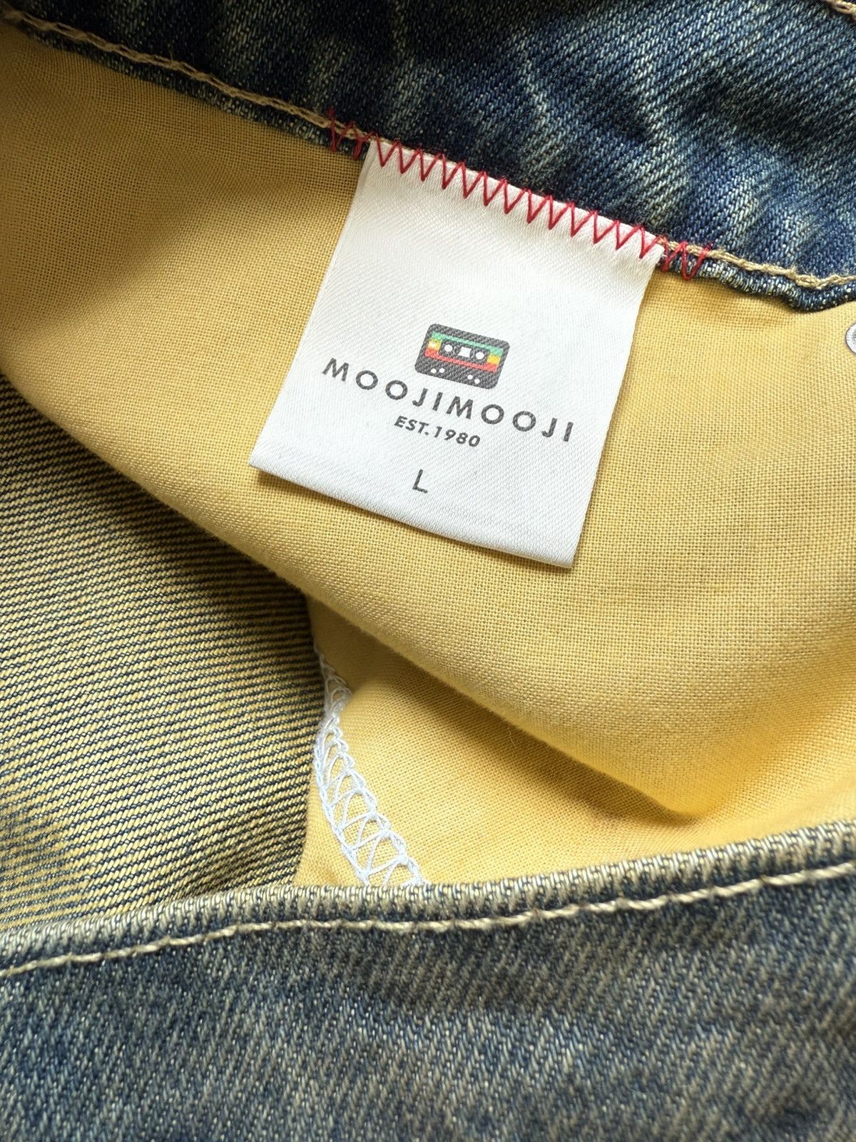 MOOJIMOOJIUS Mooji dark blue/tan denim Size US 32 / EU 48 - 3 Thumbnail