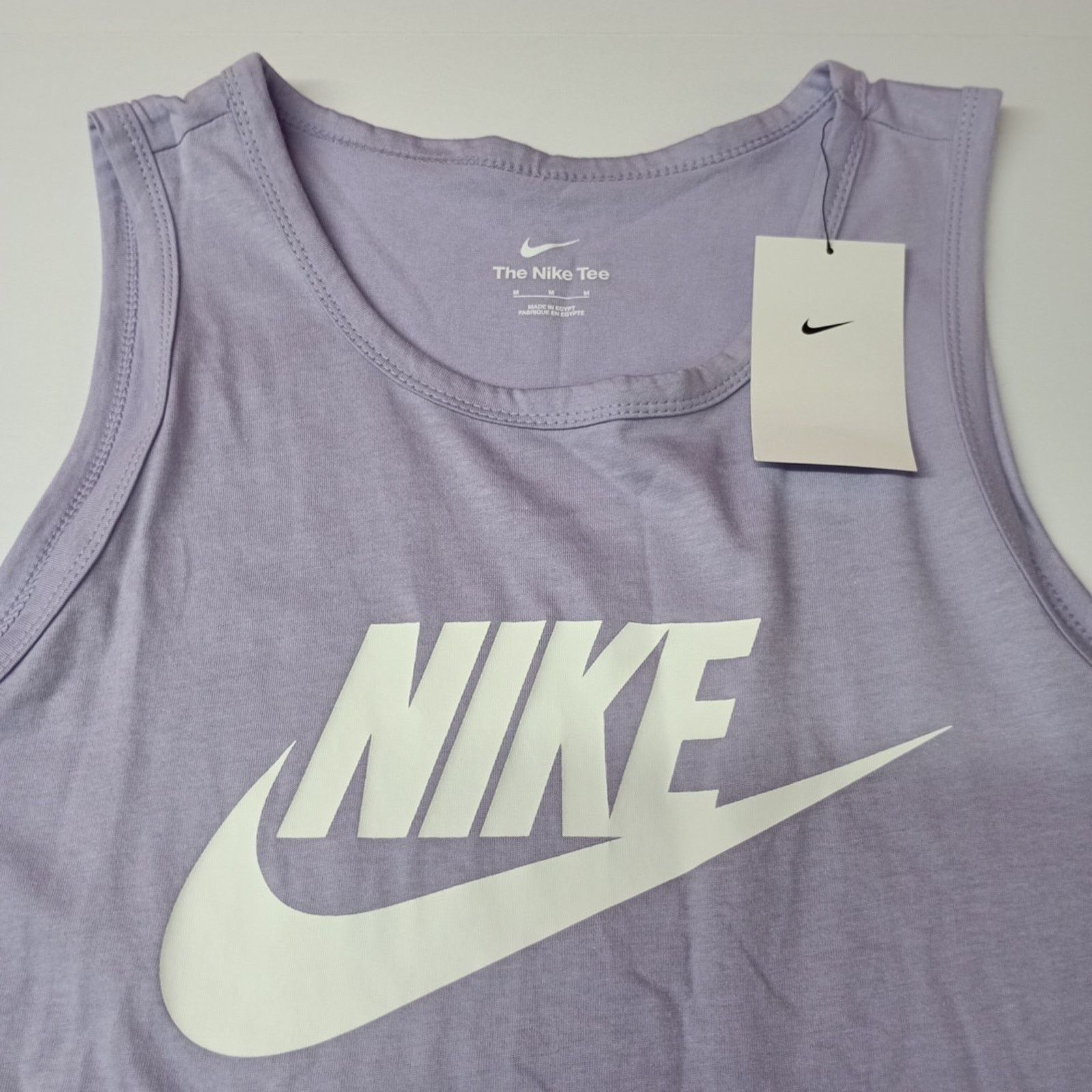 Nike Nike Sportswear Icon Futura Tank Top Men’s M Purple White Size US M / EU 48-50 / 2 - 2 Thumbnail