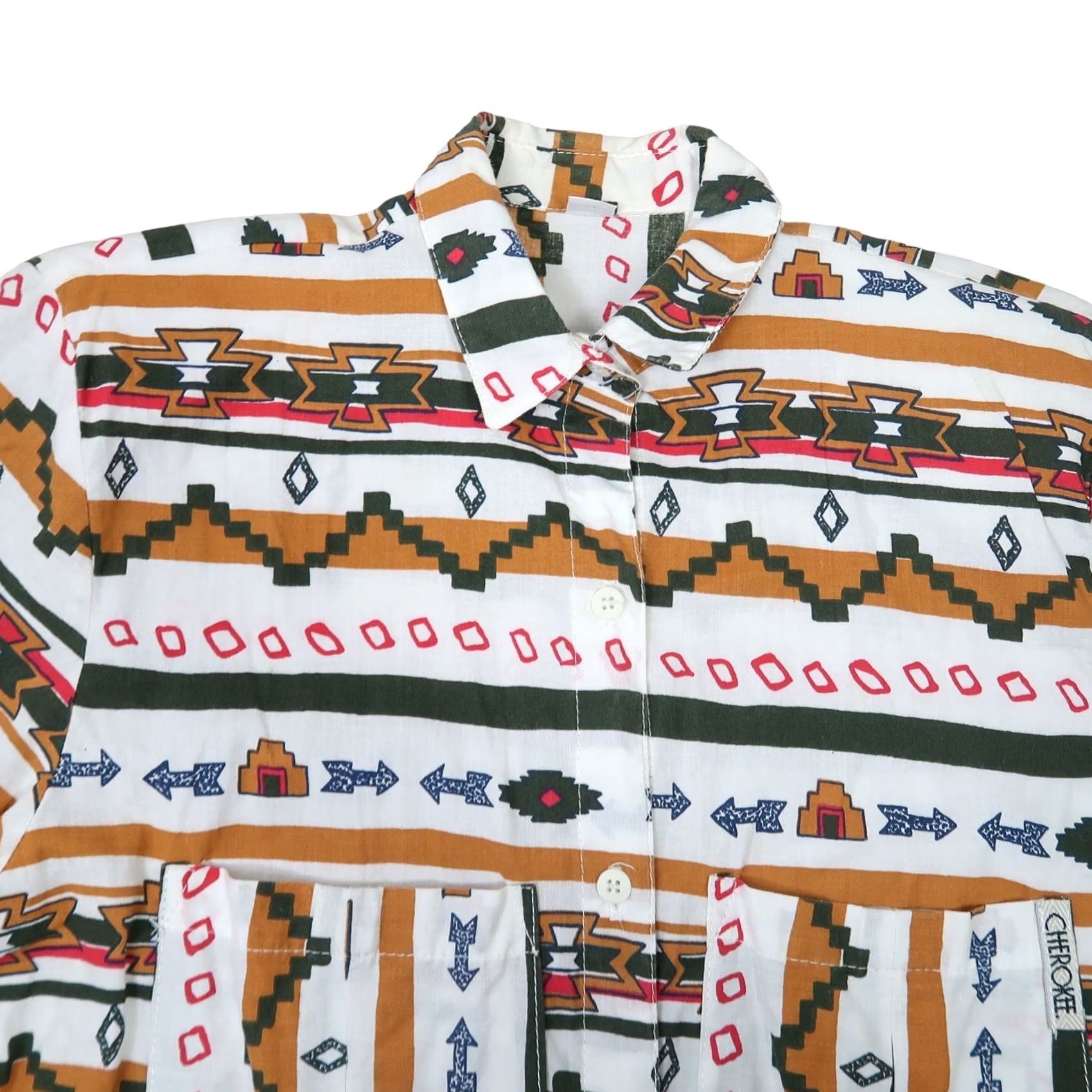 Cherokee VINTAGE Cherokee Shirt Women’s Small Wool? No, Cotton? Size S / US 4 / IT 40 - 2 Thumbnail