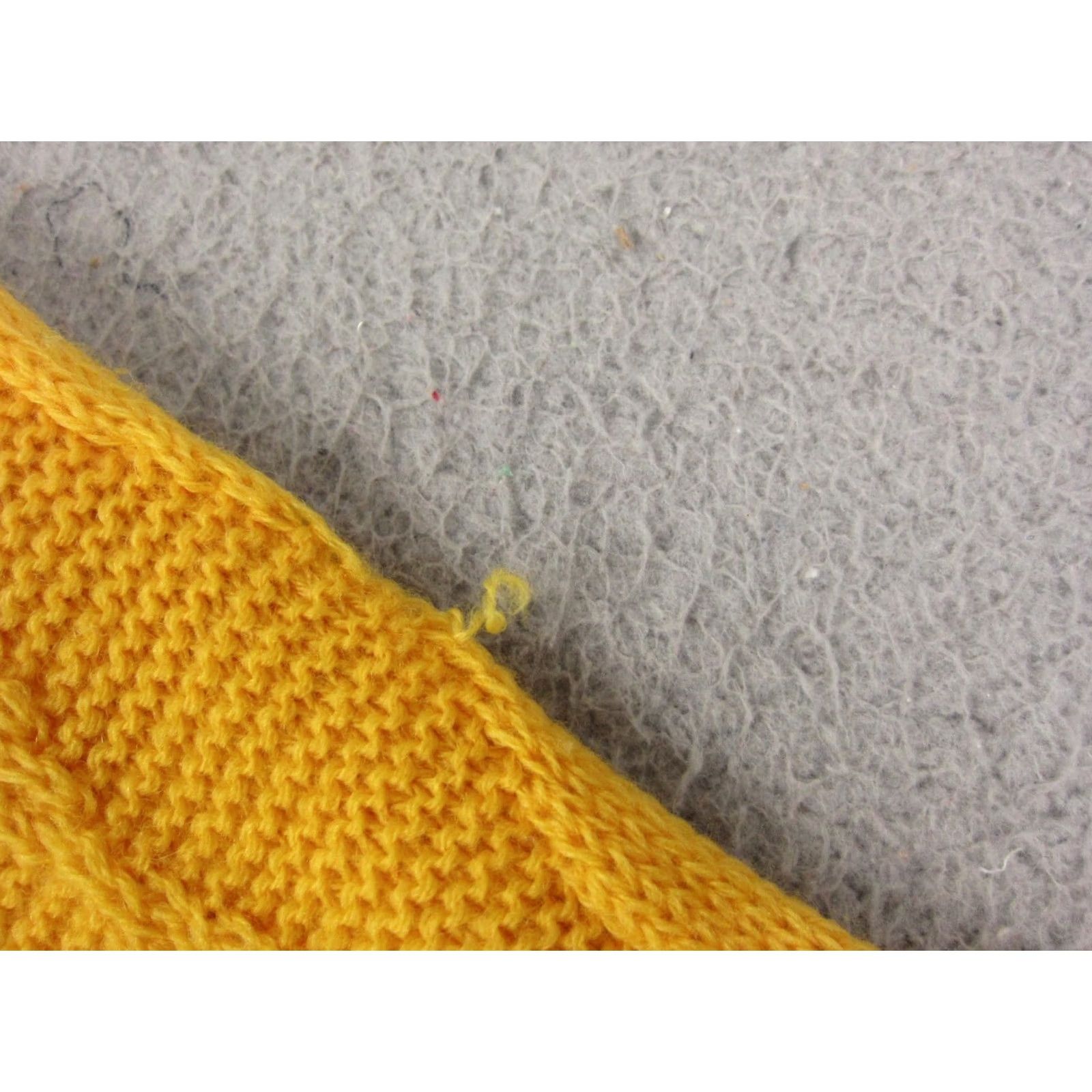 Vintage VINTAGE Garland Sweater Womens Small Gold Yellow Chunky Cable Knit 60s 70s Size S / US 4 / IT 40 - 5 Thumbnail