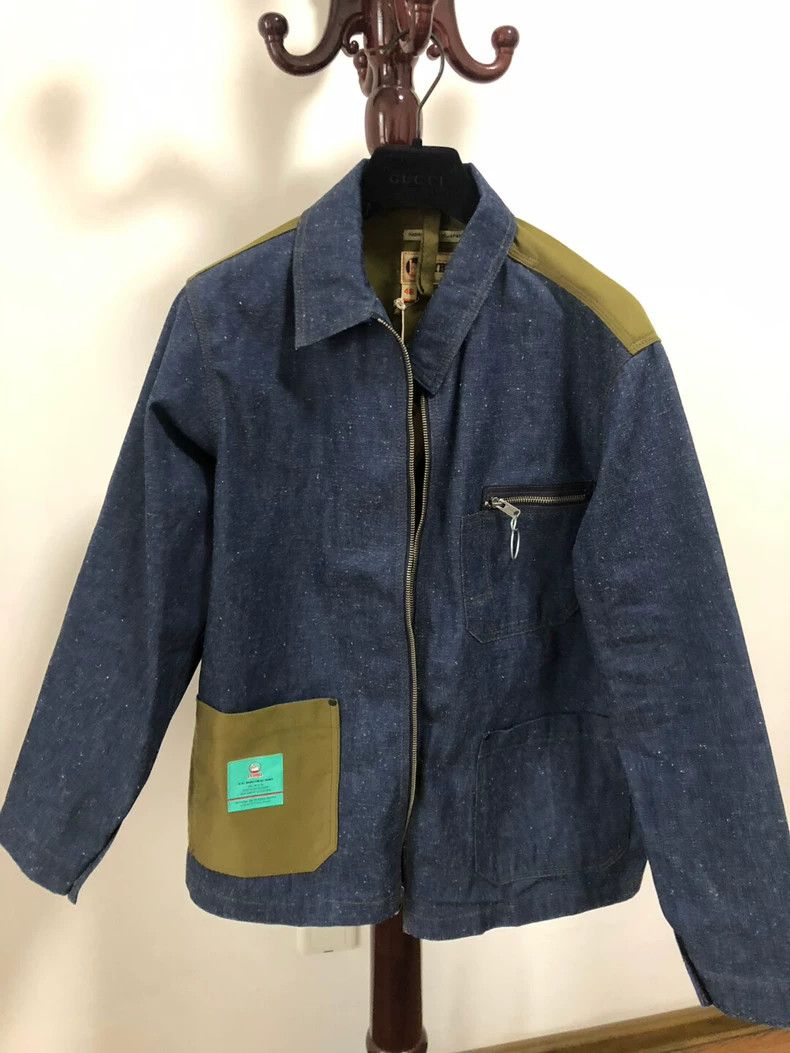 Nigel Cabourn Nigel Cabourn LYBRO Denim Canvas Jacket Size US L / EU 52-54 / 3 - 1 Thumbnail