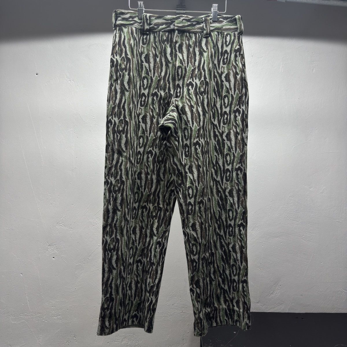 Vintage 80s Woolrich Shadow Bark Wool Camo Pants ERD Grunge ERL Size US 36 / EU 52 - 1 Thumbnail