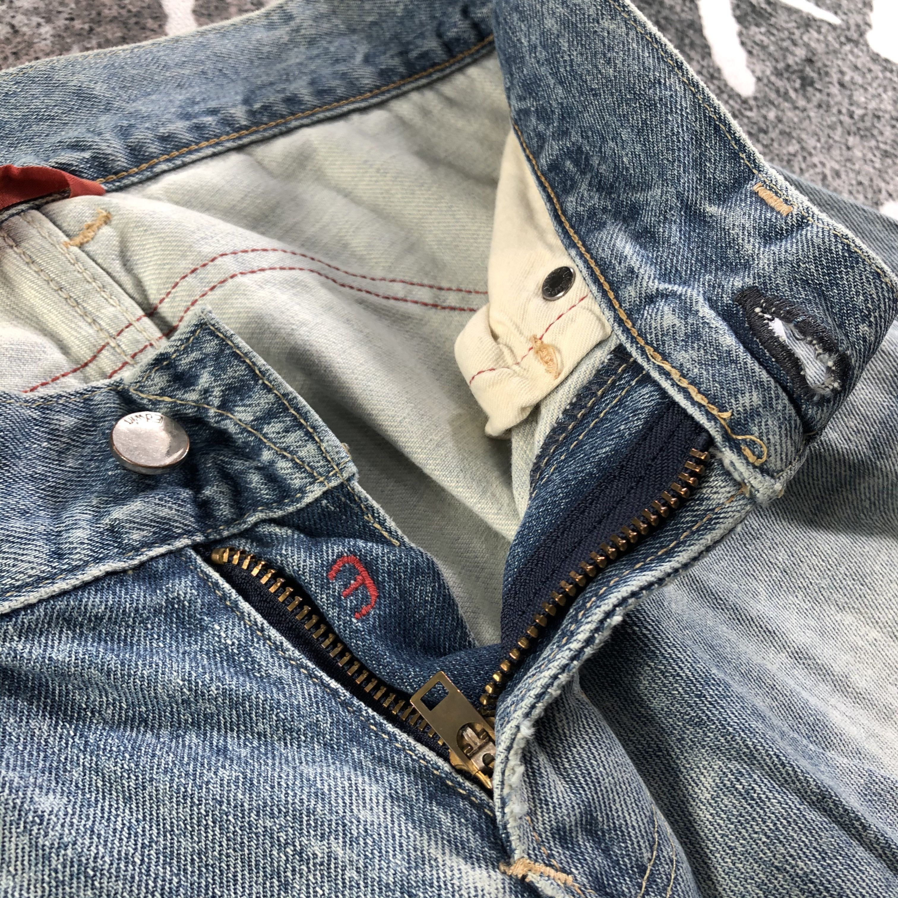 Edwin Vintage Edwin 503 Jeans Distressed Denim KJ2355 Size US 30 / EU 46 - 7 Thumbnail
