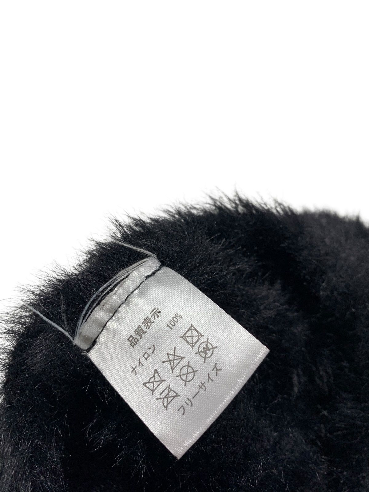 Japanese Brand Fuzzy mohair beanie hats rare Size ONE SIZE - 4 Thumbnail