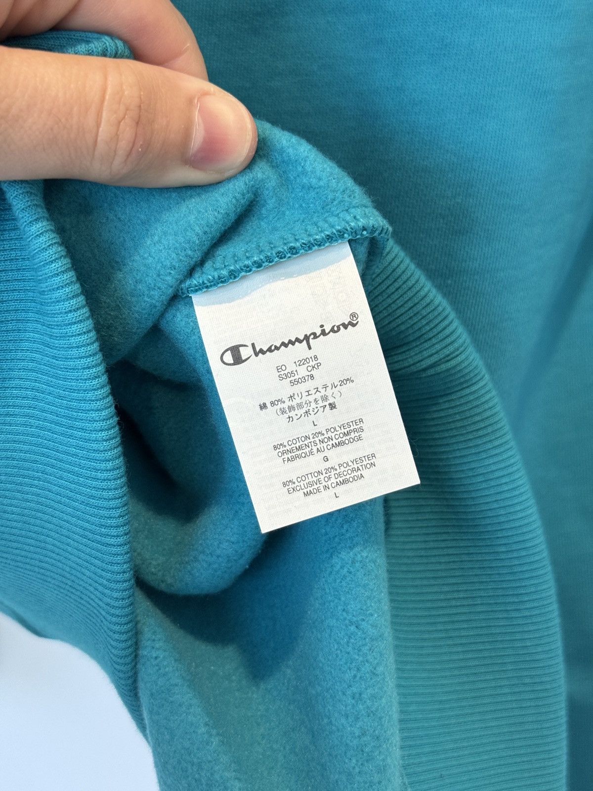 Supreme Supreme Champion Chrome Blue Crewneck Sweater Size L NEW Size US L / EU 52-54 / 3 - 11 Thumbnail