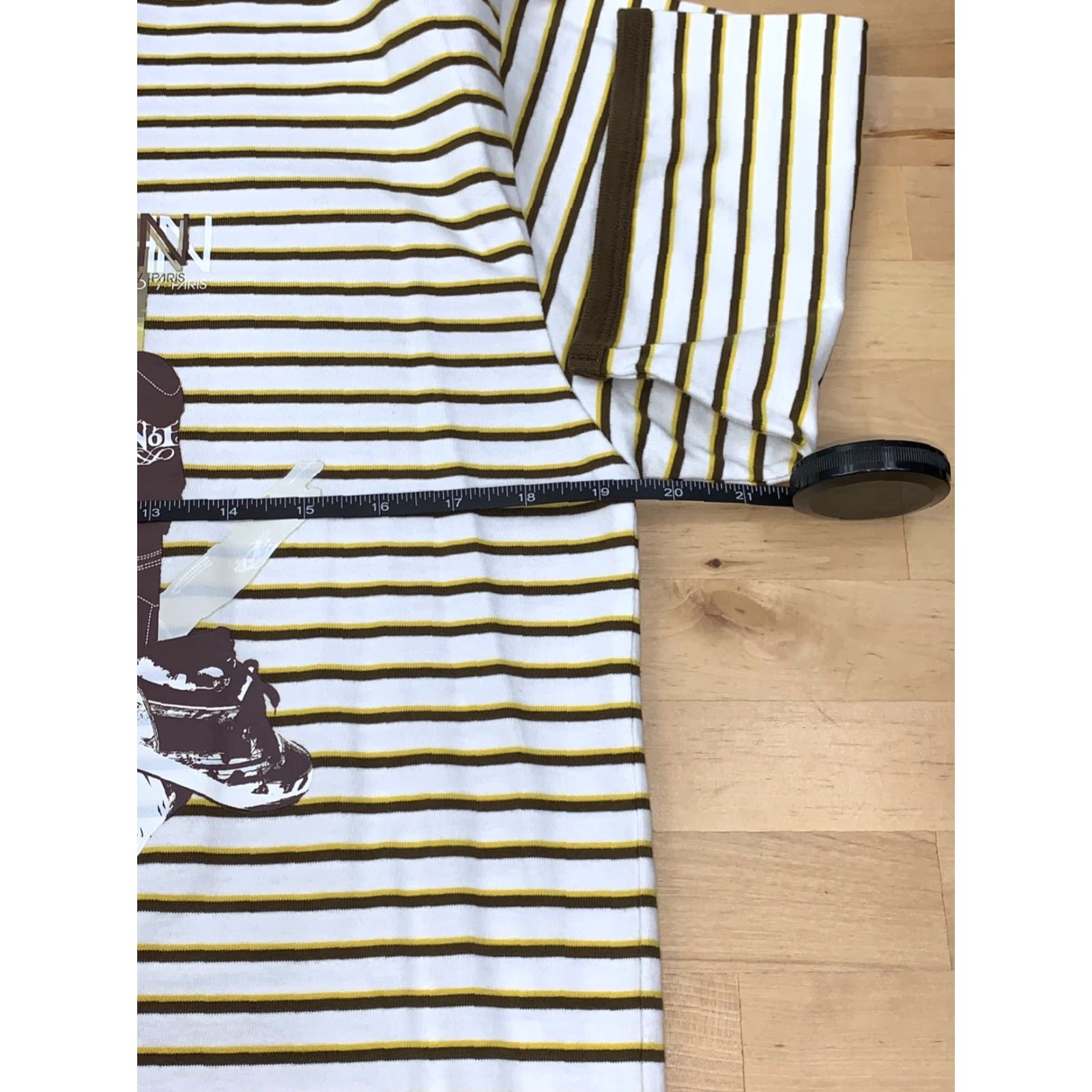Sean John Sean John No.1 Graphic T Shirt Striped M 12/24 Short Sleeve Casual Men White 90s Hip Hop Music Shirt Mens Size US M / EU 48-50 / 2 - 6 Thumbnail