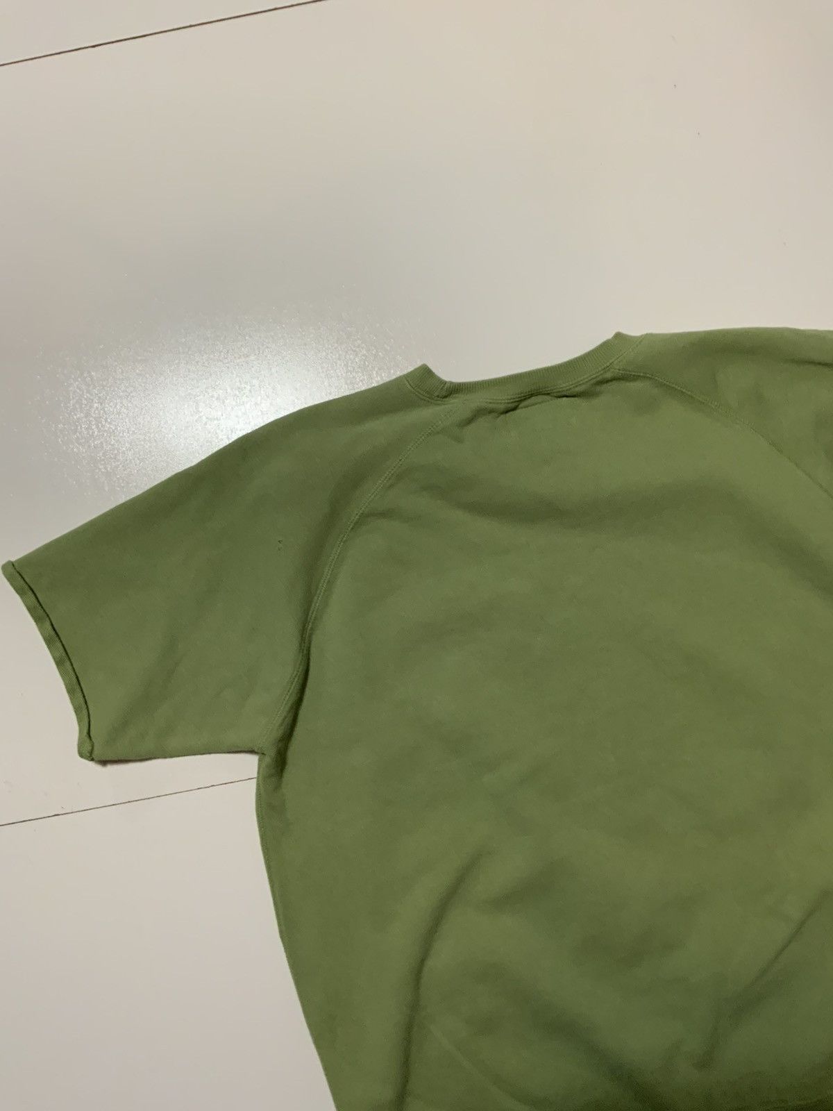 Beams Plus Beams Plus Made In Japan Green Terry Fleece S/S Sweatshirt Size US M / EU 48-50 / 2 - 4 Thumbnail