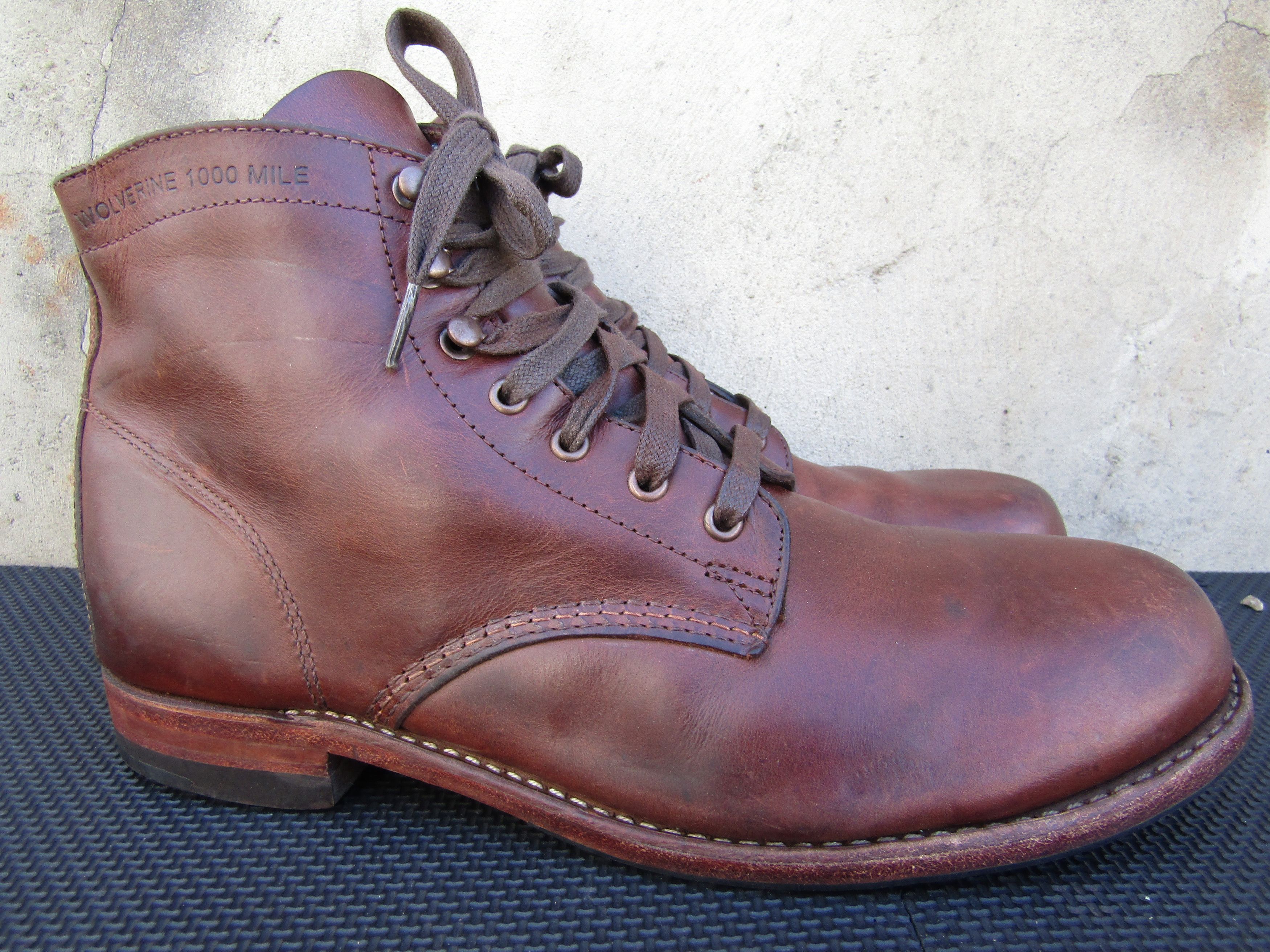 Wolverine Wolverine 1000 Mile Plain-Toe Original Leather Boot USA Size US 9 / EU 42 - 6 Thumbnail