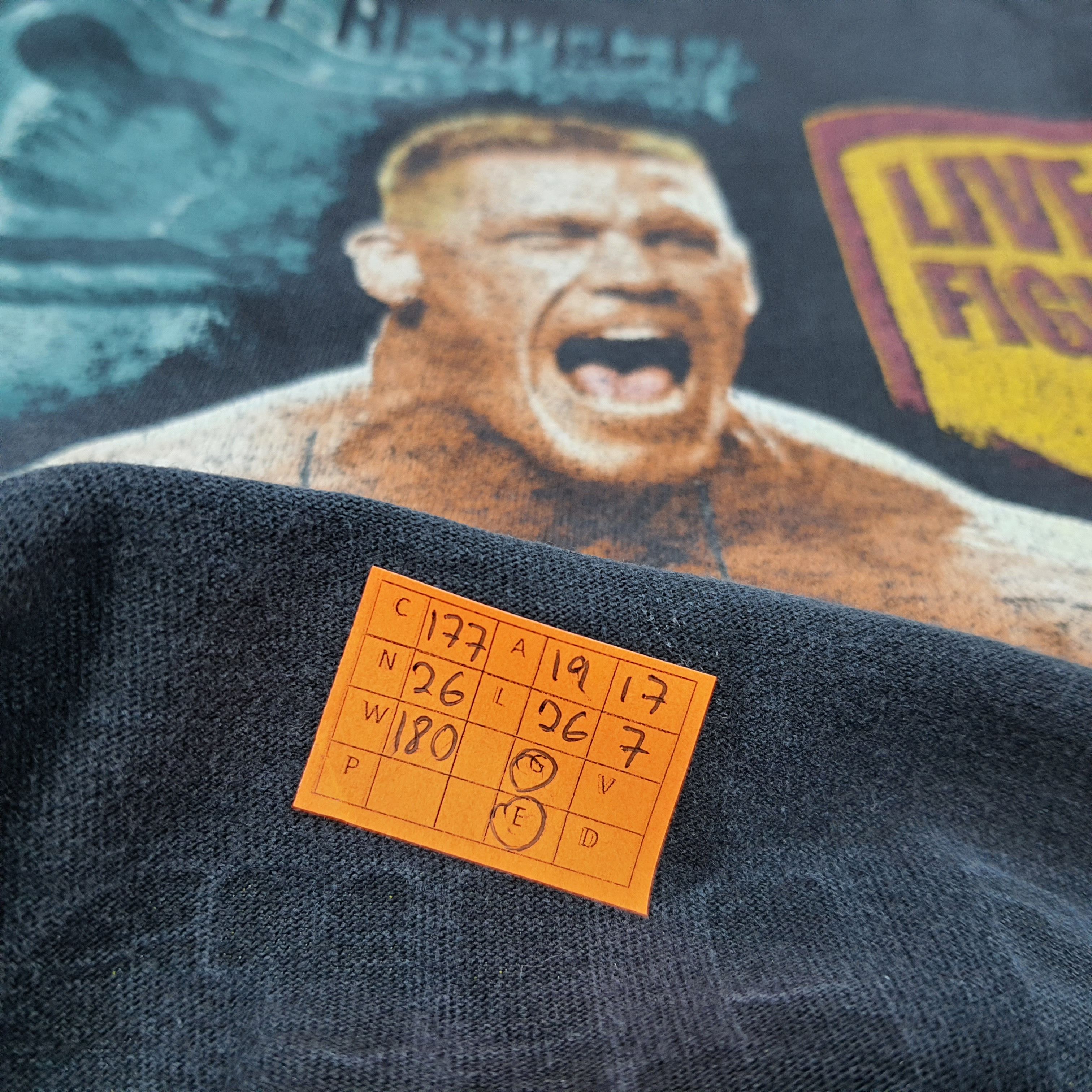 Vintage × WWE Vintage WWE John Cena Live Fast Fight Hard Wrestling Tshirt Size US M / EU 48-50 / 2 - 8 Thumbnail