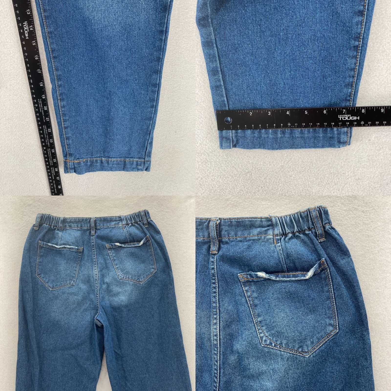 Vintage Kensie Jeans Barrel High Rise Women's 10/30 Blue Denim Button Fly Denim Jeans 90s Retro Luxe Luxe Vintage Size 32" / US 10 / IT 46 - 8 Thumbnail