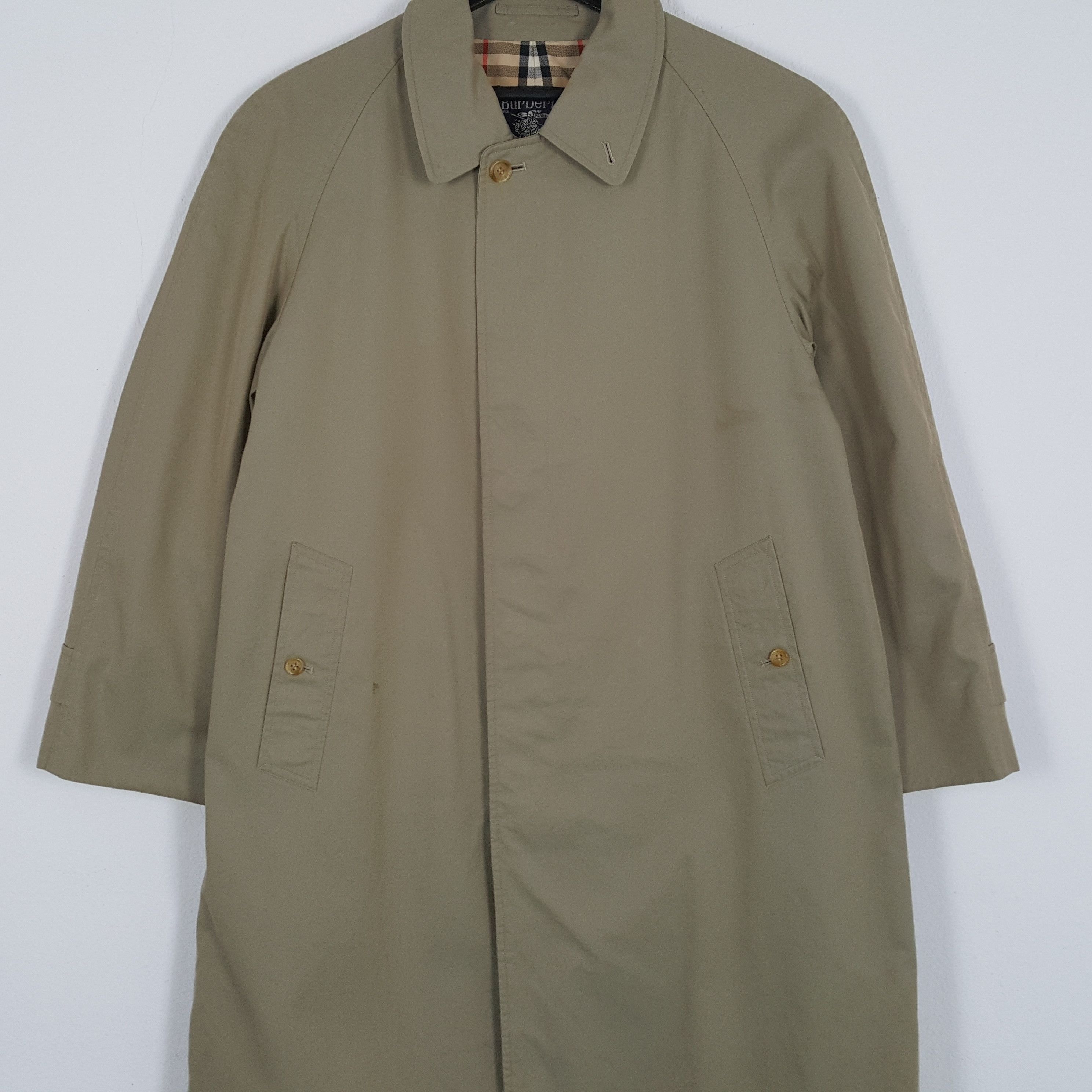 Burberry × Vintage BURBERRYS Luxury Brand Winter Style Trench Coat Jacket Size US L / EU 52-54 / 3 - 2 Thumbnail