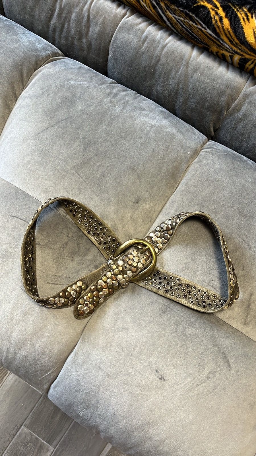 Japanese Brand × Vintage Vintage Rhinestones Distressed bb simon style belst Size ONE SIZE - 1 Thumbnail