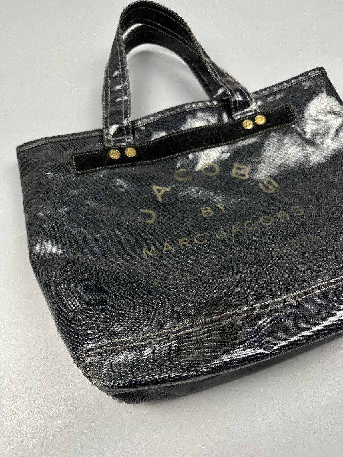Marc Jacobs Marc Jacobs Waterproof Denim Tote Bag Size ONE SIZE - 3 Thumbnail