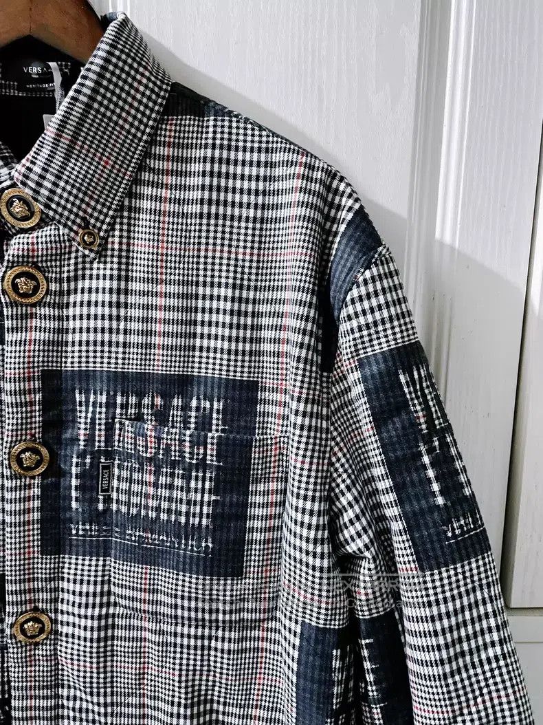 Versace Versace Collared cotton jacket Size US XXL / EU 58 / 5 - 4 Thumbnail