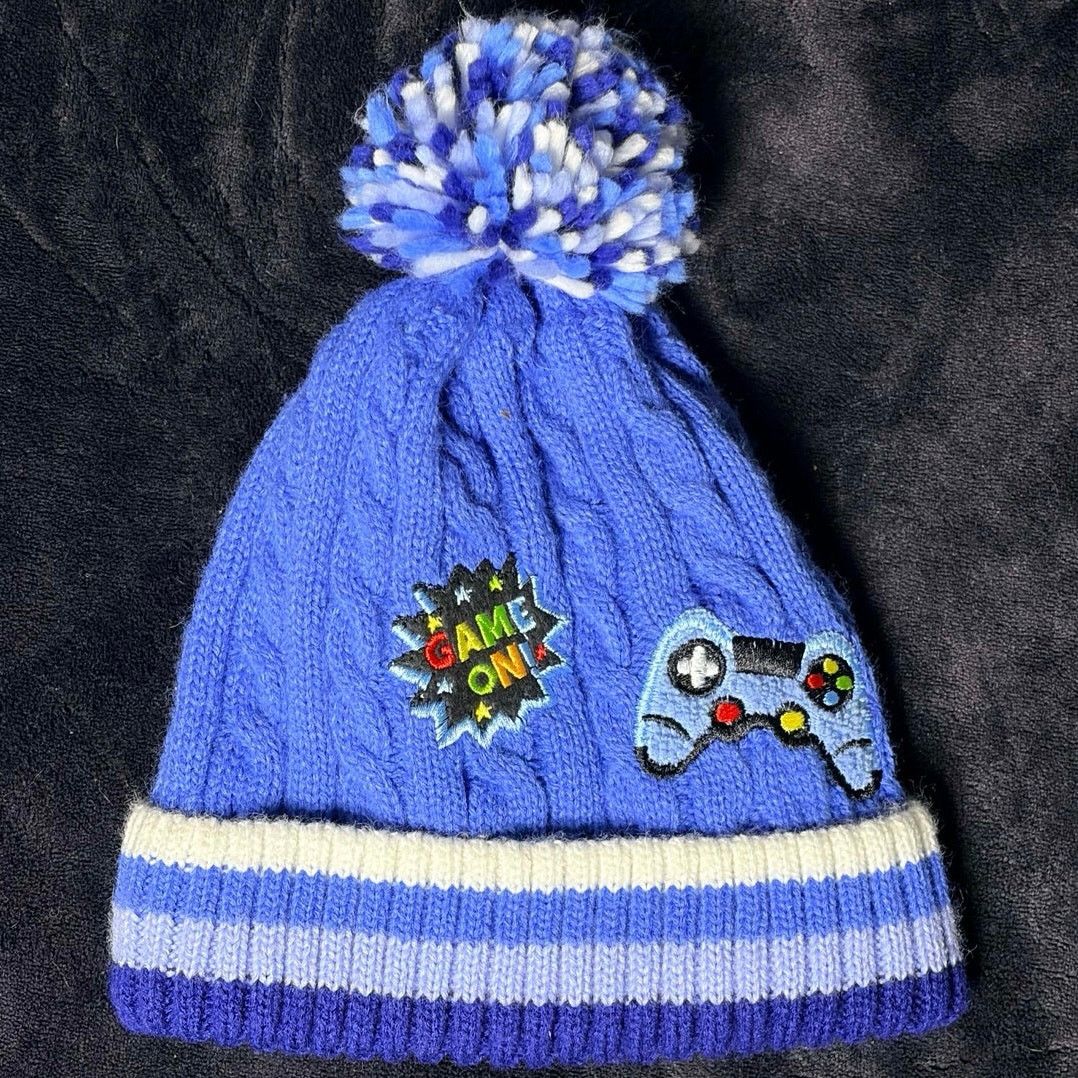 Other Blue Gamer Kid's Beanie Size ONE SIZE - 3 Thumbnail