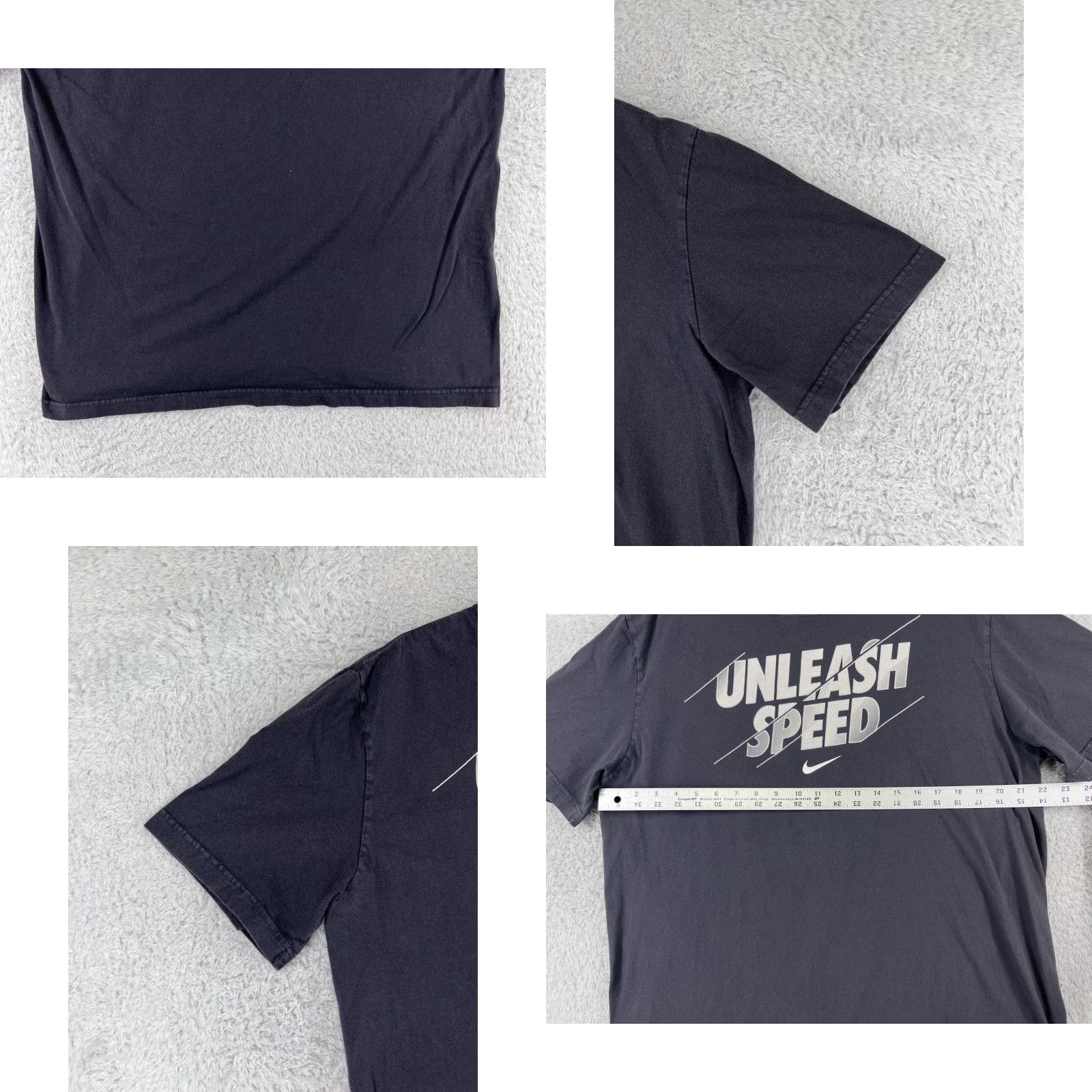Nike Nike Shirt Mens XL Gray Graphic Print Swoosh 100% Cotton Size US XL / EU 56 / 4 - 8 Thumbnail