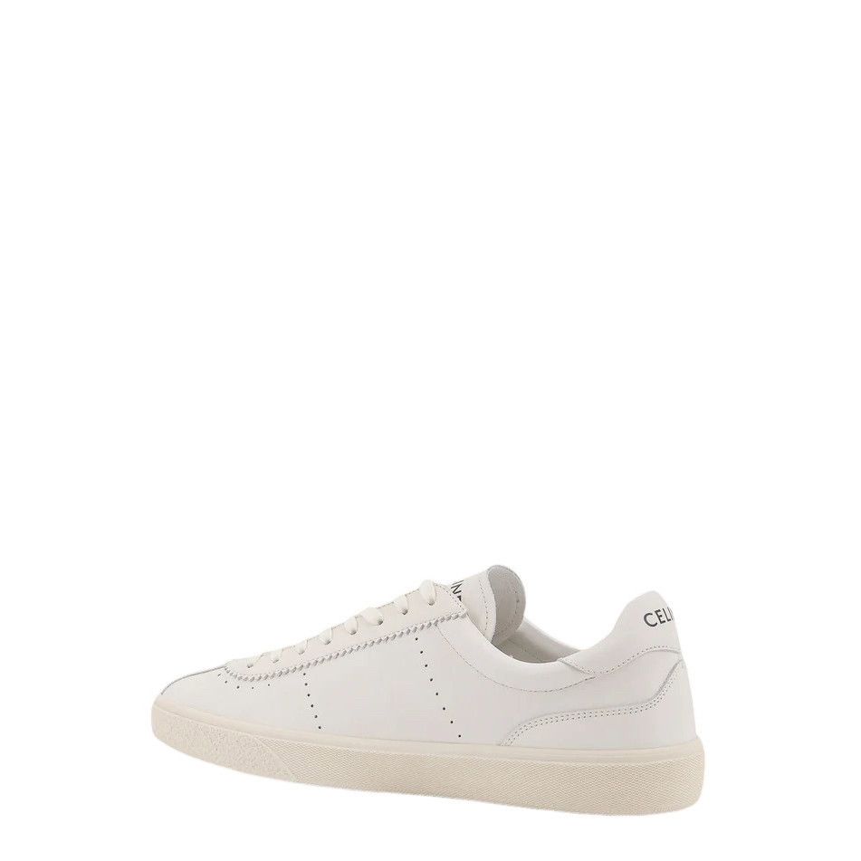 Celine CELINE White Triomphe Sneakers New & Authentic (Men's size:1 Size US 10 / EU 43 - 3 Thumbnail