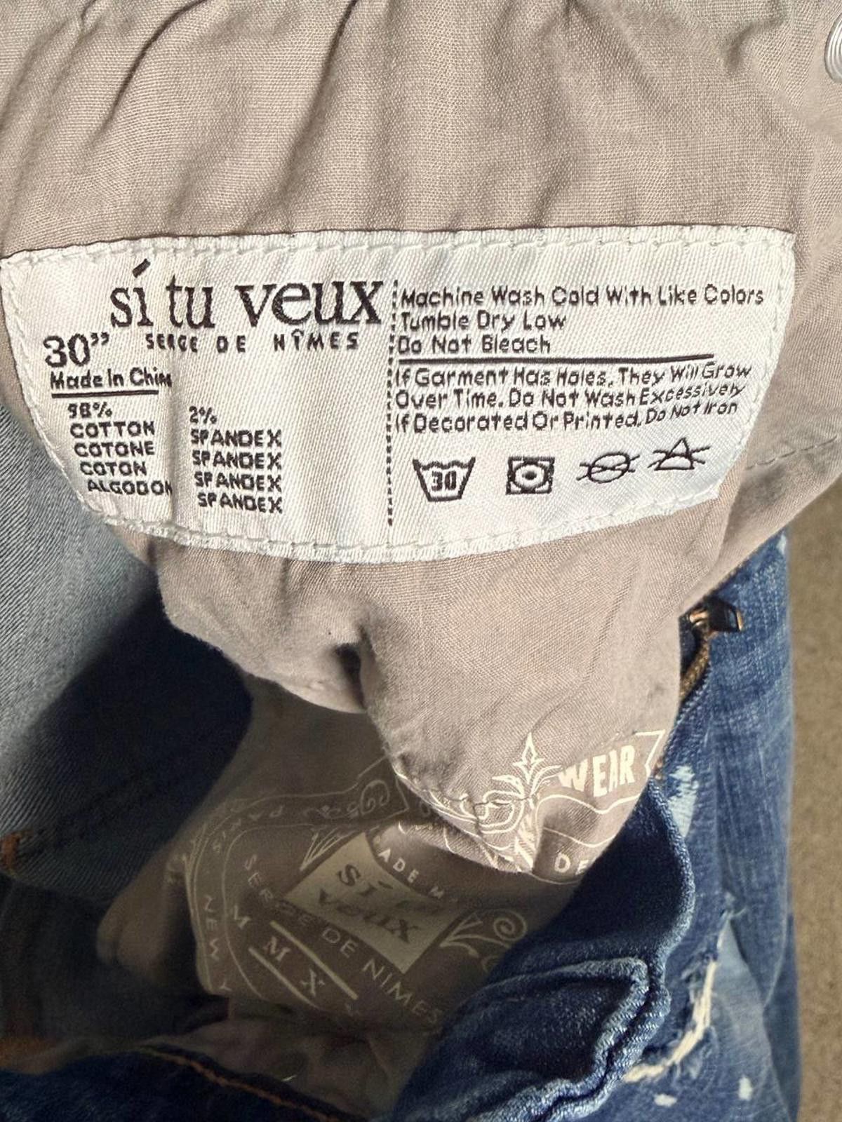 Other Sí Tu Veux Serge de Nîmes Stacked Flare Jeans Size 30 Size US 30 / EU 46 - 4 Thumbnail
