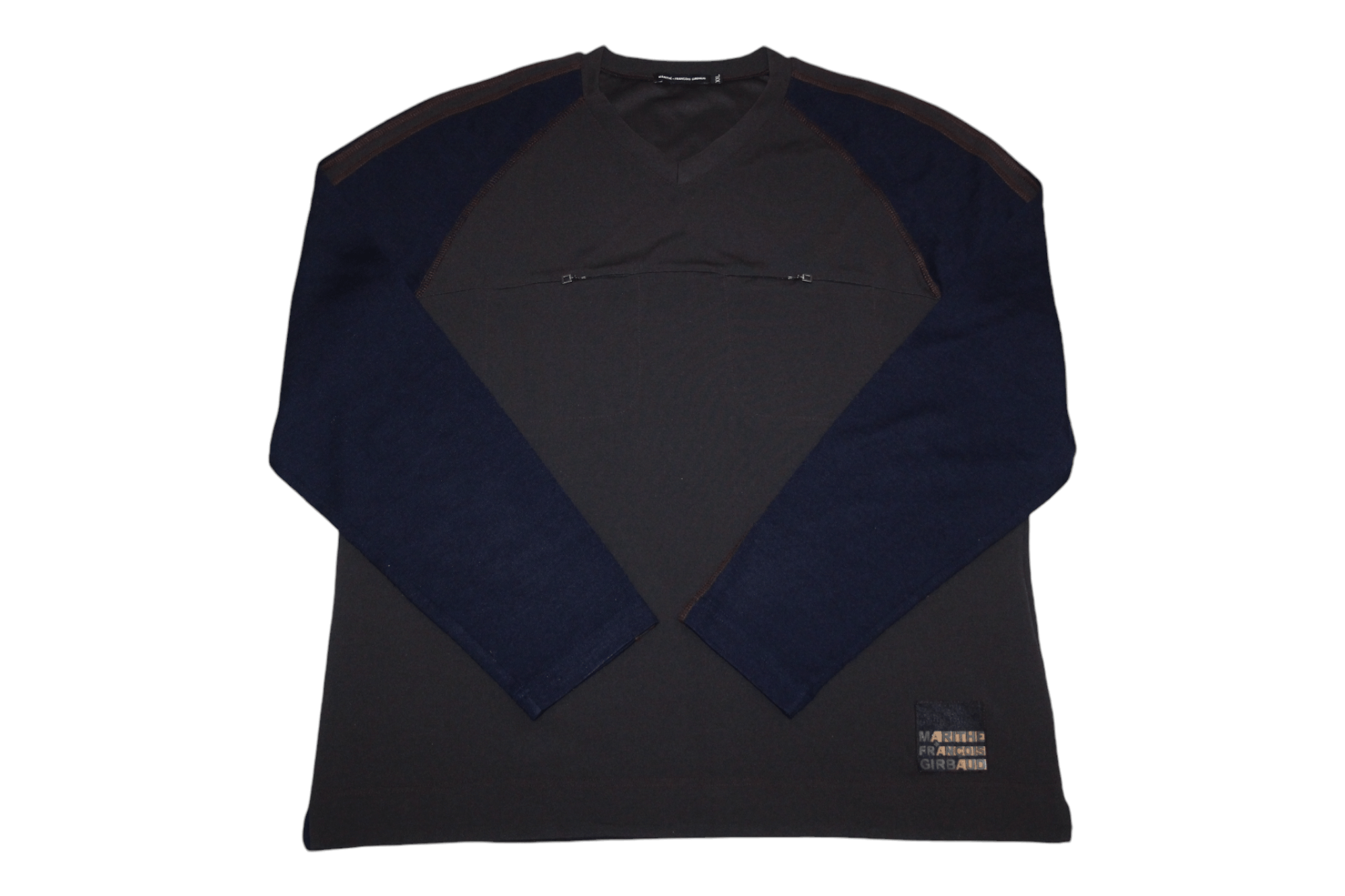 Marithe + Francois Girbaud 💥Marithe Francois Girbaud CRAVATATAKILLER V-neck L/S Size US XXL / EU 58 / 5 - 15 Thumbnail