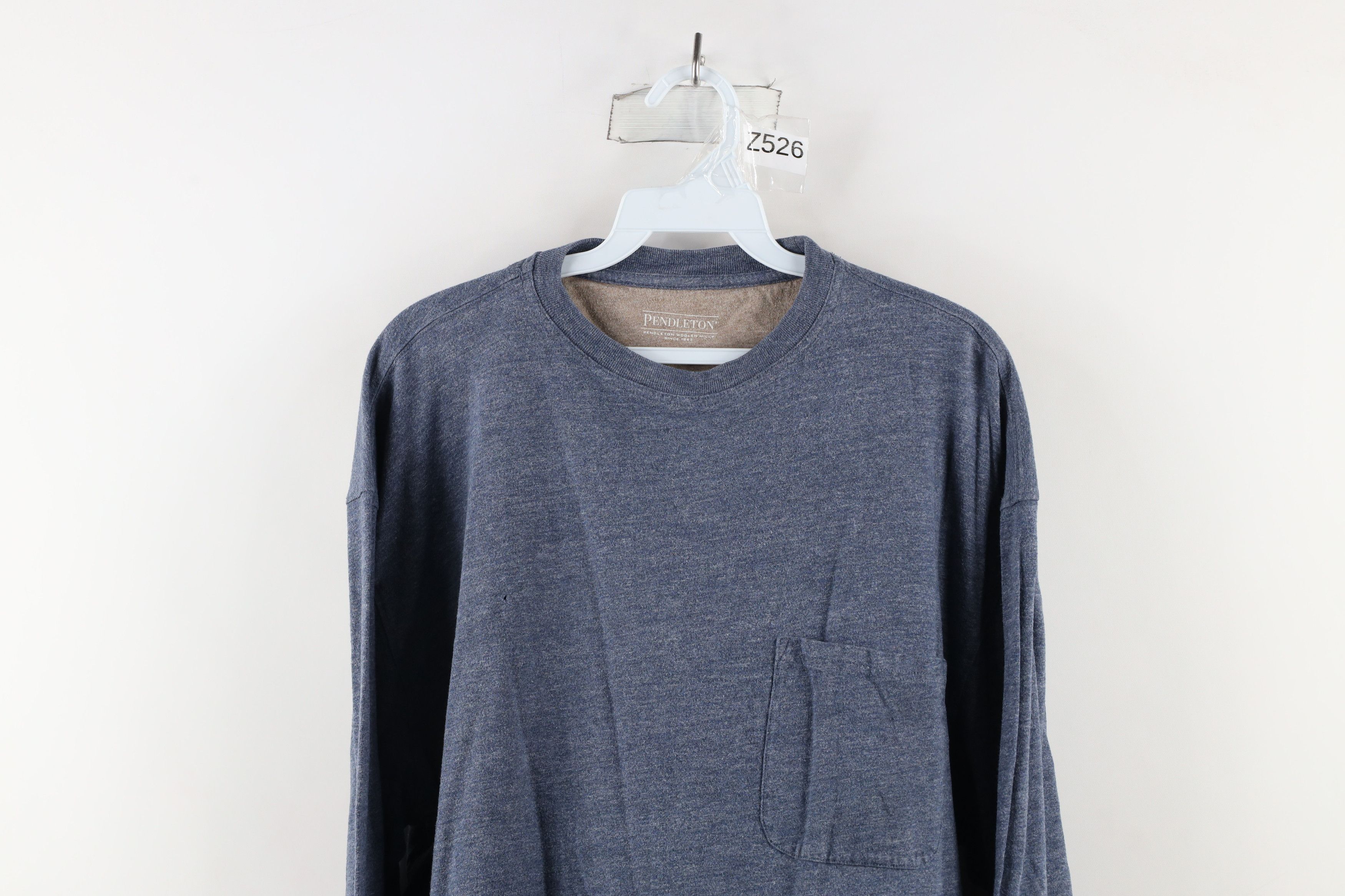 Pendleton × Vintage Vintage Pendleton Spell Out Long Sleeve Pocket T-Shirt Size US L / EU 52-54 / 3 - 2 Thumbnail