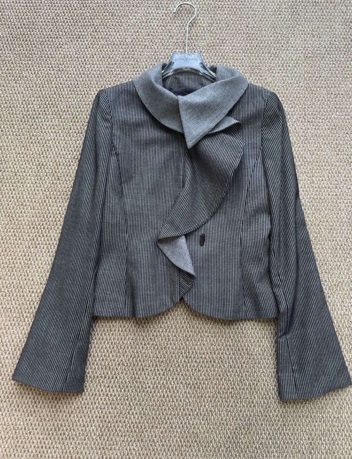 Comme des Garcons Comme des Garçons Velvet Striped Blazer K23 Size S / US 4 / IT 40 - 1 Thumbnail