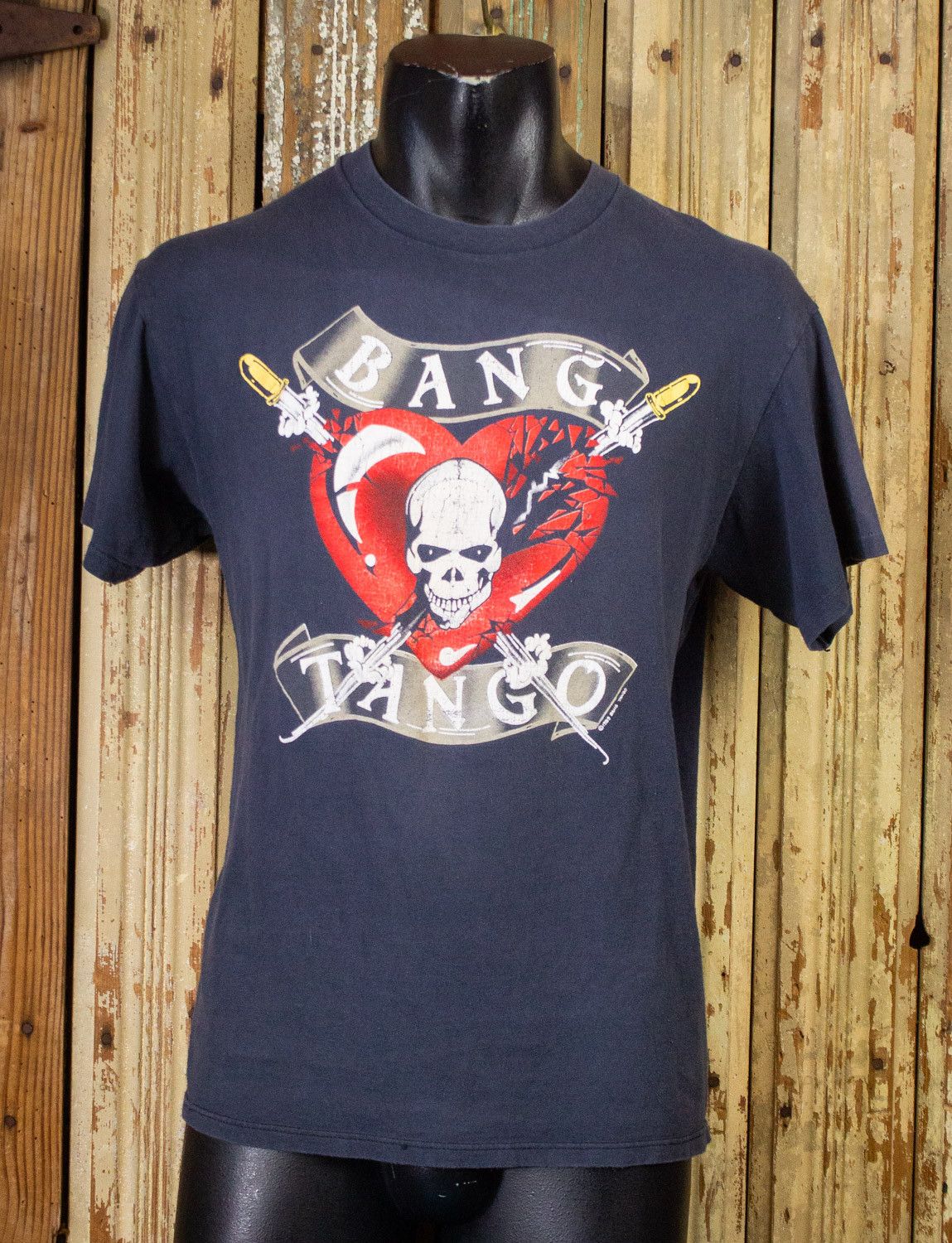 Band Tees × Vintage Vintage Bang Tango Psycho Cafe Concert T Shirt 1989 Size US L / EU 52-54 / 3 - 1 Thumbnail
