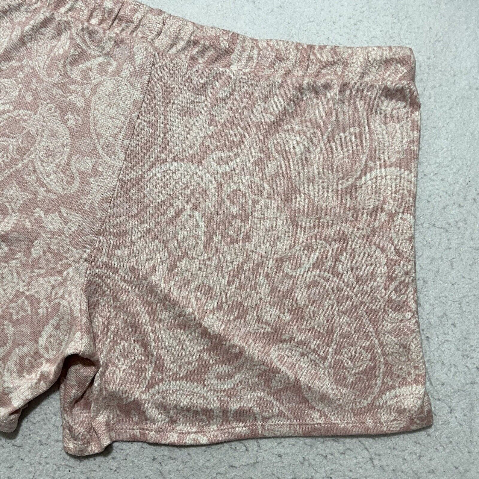 Lucky Brand Lucky Brand XXL Sweat Shorts 4” Inseam Sleepwear Pink Floral Size 42" / US 20 - 6 Thumbnail
