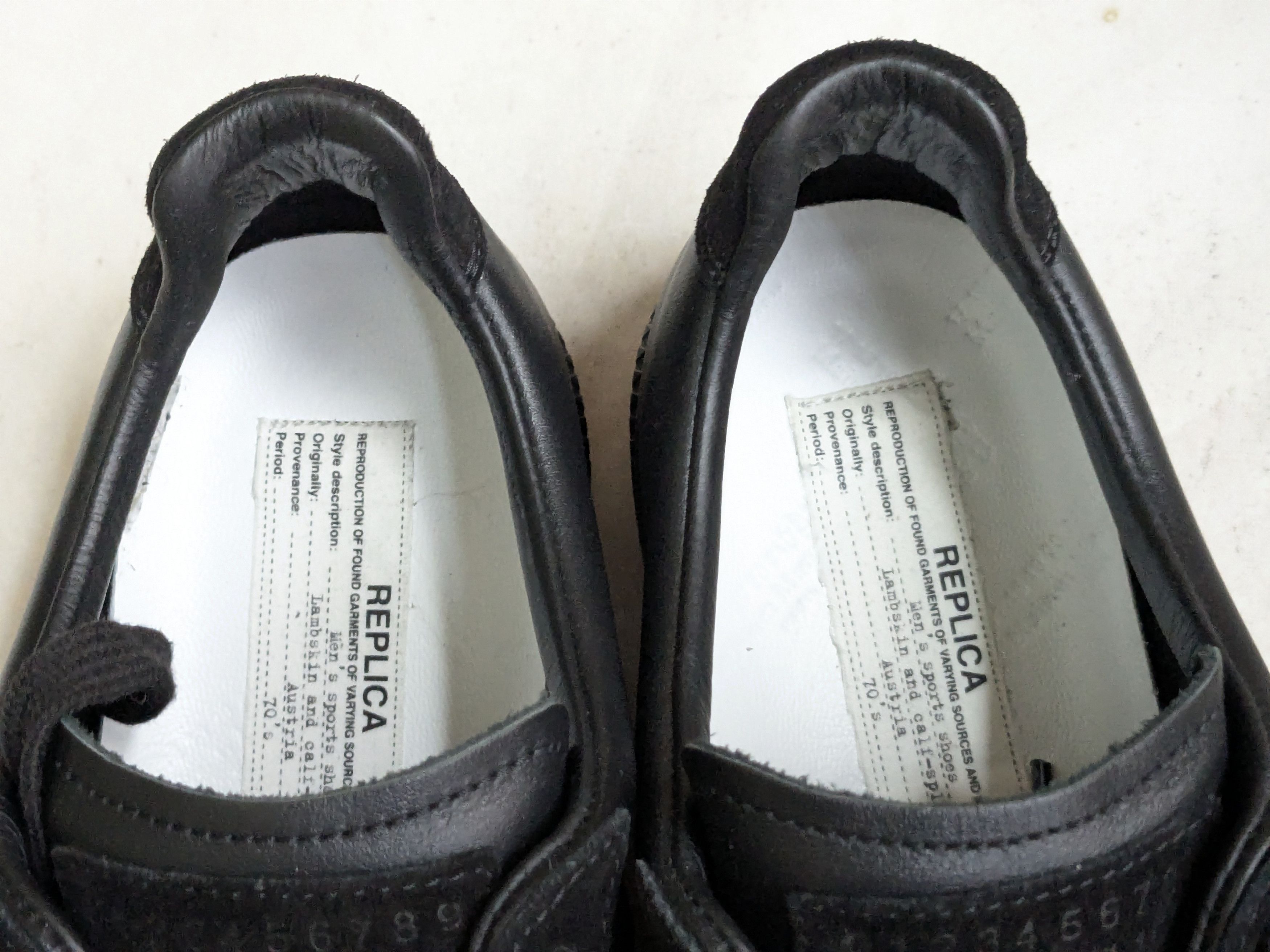 Maison Margiela Maison Margiela GAT Replica Black 8 41 Low Tops Size US 8 / EU 41 - 8 Thumbnail