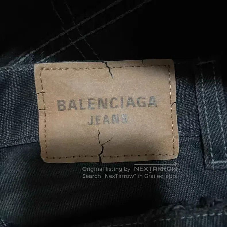 Balenciaga Balenciaga size S Low-Rise Straight Leg Jeans Size US 27 - 5 Thumbnail