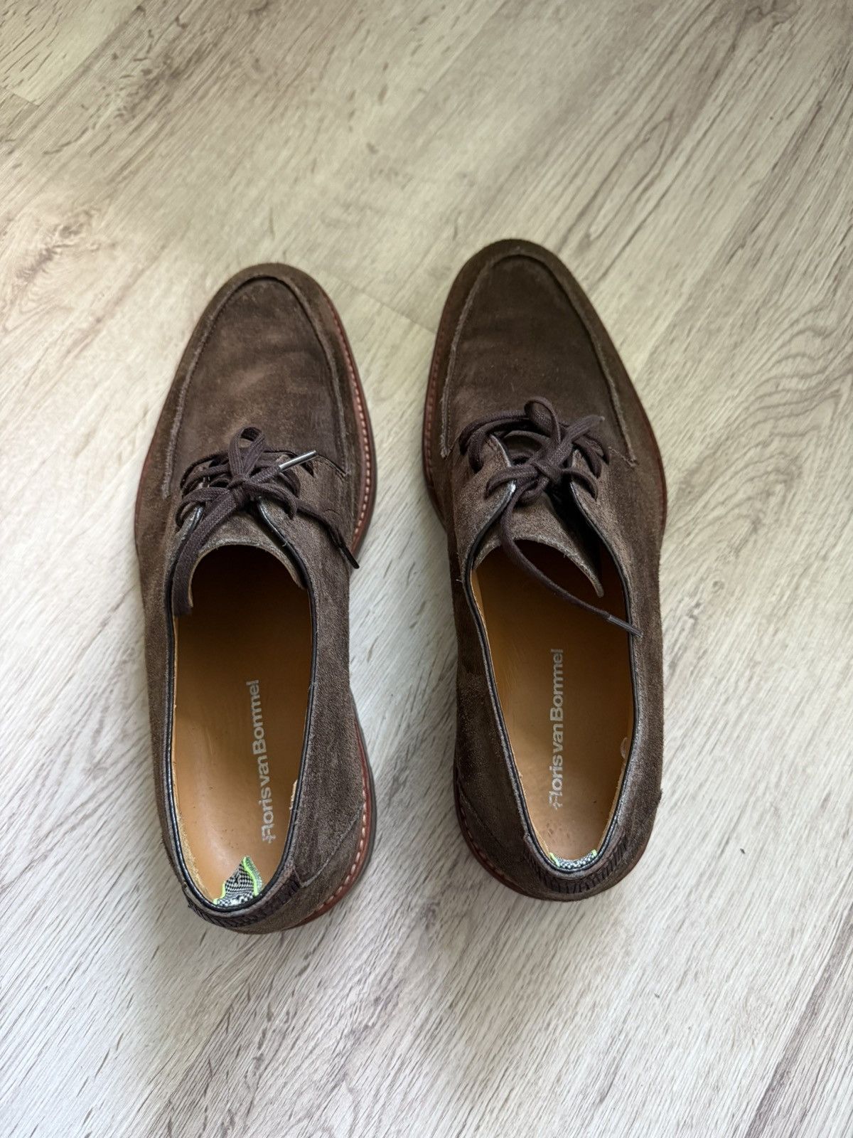 Floris van Bommel Floris van Bommel Suede Derby Shoes Neon Lug Sole 42 Size US 9 / EU 42 - 24 Thumbnail