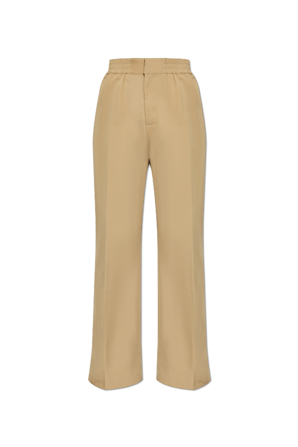 Bottega Veneta o1lf3ng10825 Tech Cotton Trousers in Beige Size US 30 / EU 46 - 1 Preview