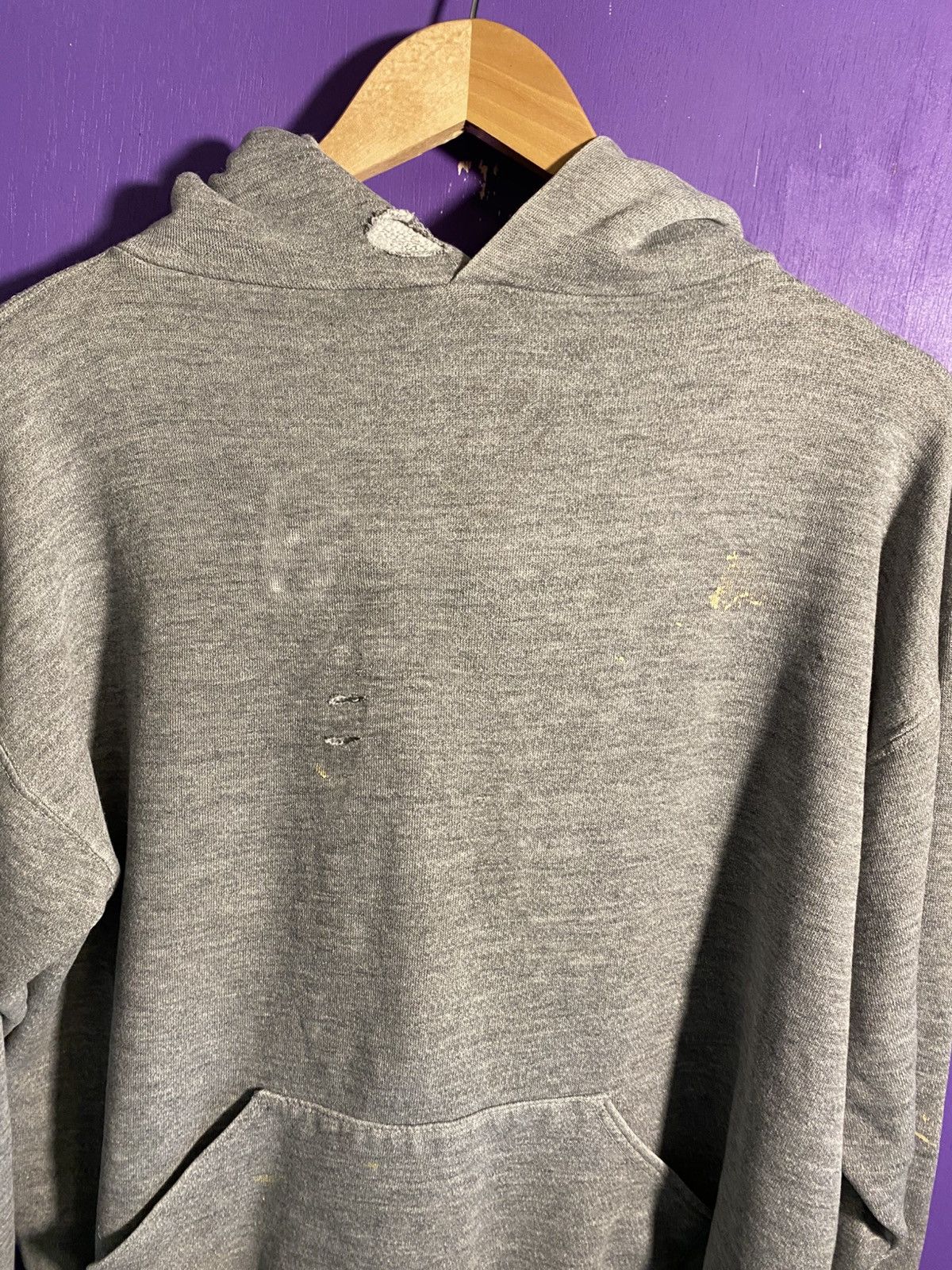 Russell Athletic Vintage 70s Russell athletic distressed grey hoodie Size US M / EU 48-50 / 2 - 3 Thumbnail