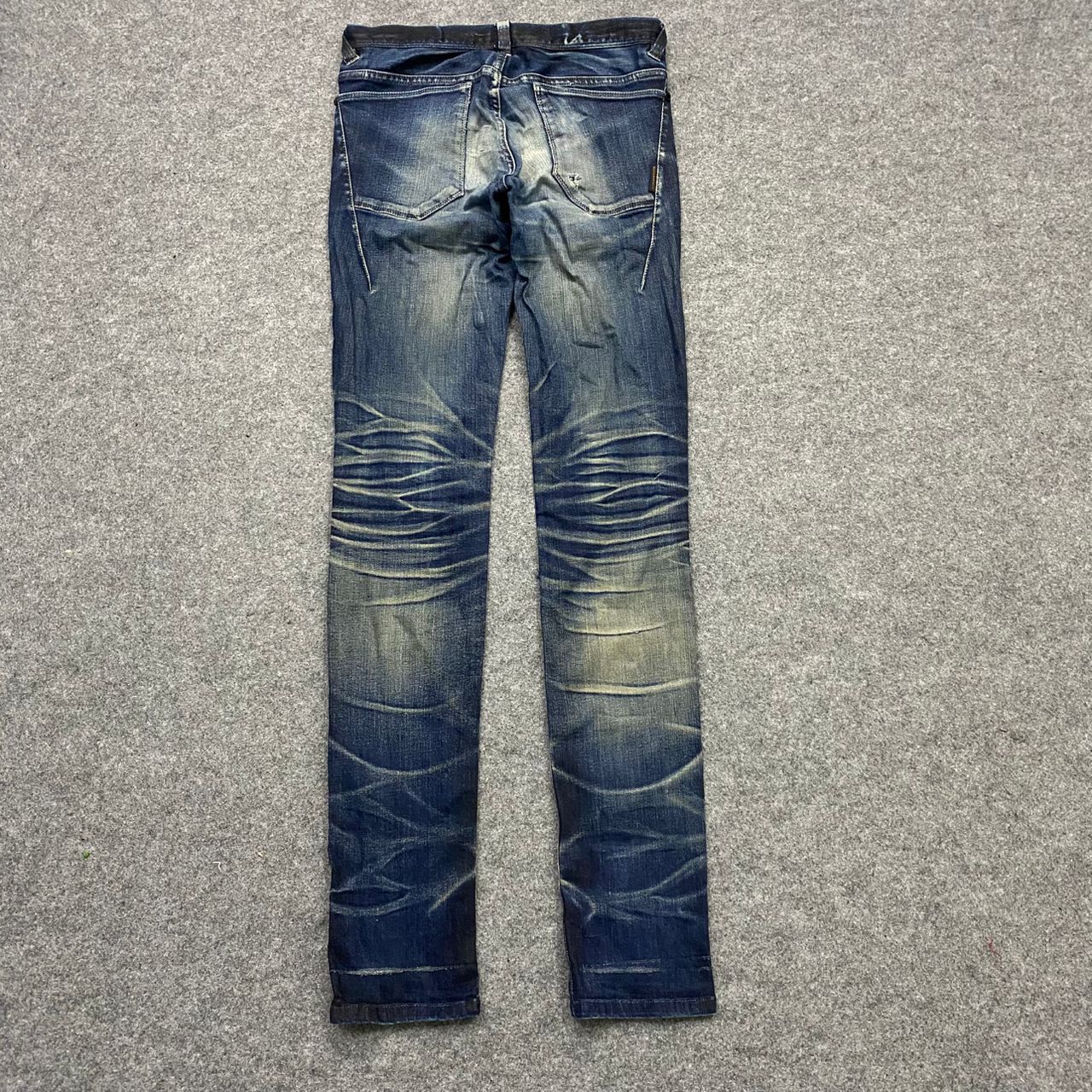 Black Barrett 💥Vintage Black Barrett by Neil Barrett Skinny Denim Size US 29 - 2 Thumbnail