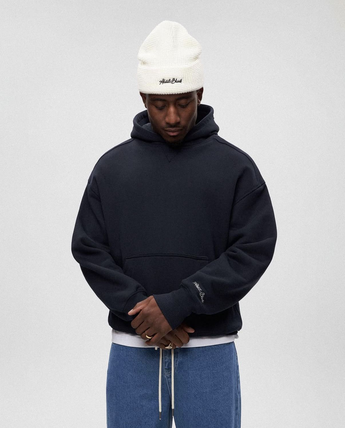 About:Blank Overlock Hoodie Size US S / EU 44-46 / 1 - 1 Thumbnail