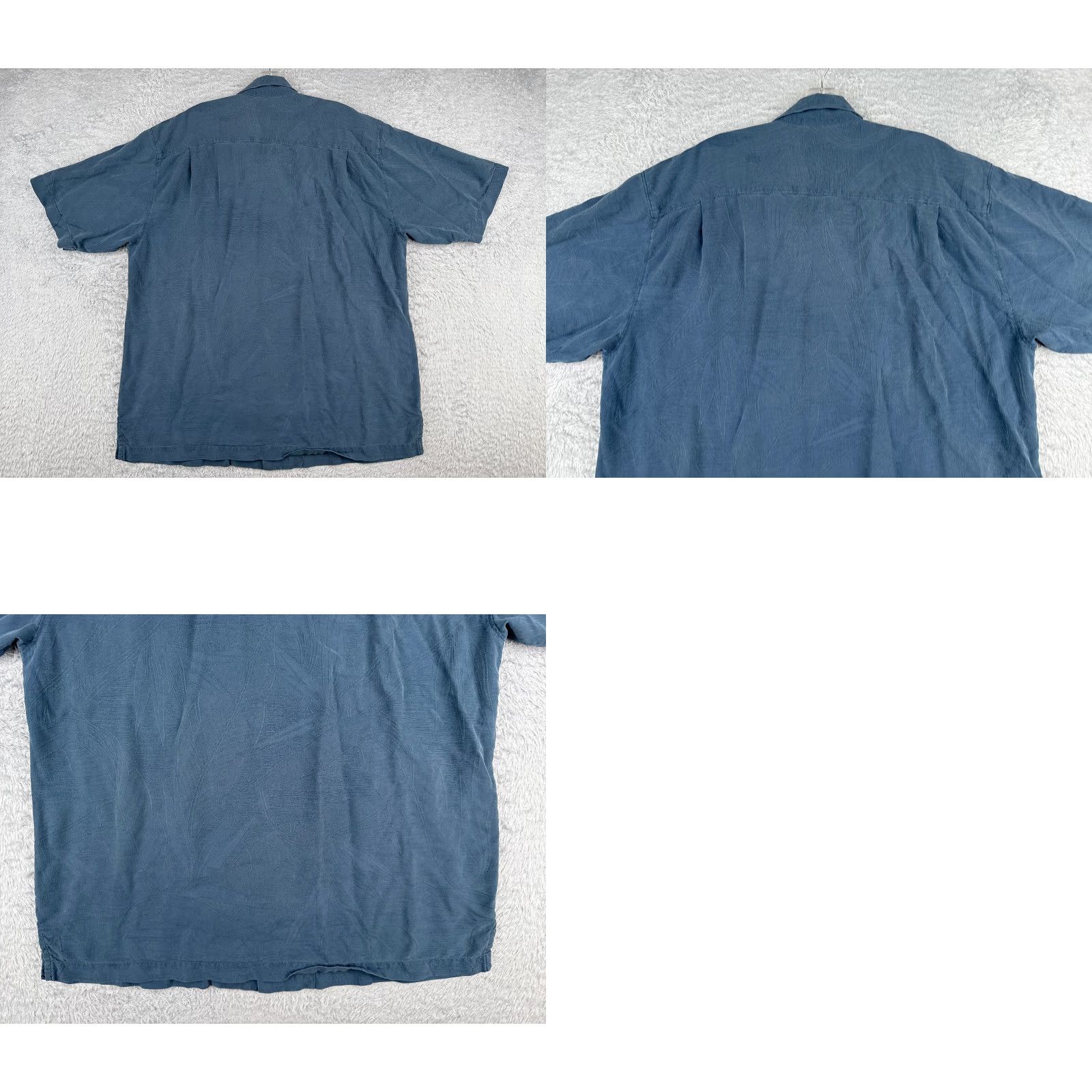 Tommy Bahama Tommy Bahama Shirt Men Large Blue Floral 100% Silk Button Up Hawaiian Read Size US L / EU 52-54 / 3 - 9 Thumbnail