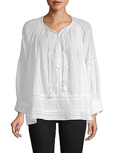 Zadig & Voltaire Blouse Trone Boho Chic Peasant Long Sleeve Relaxed Summer Size S / US 4 / IT 40 - 1 Thumbnail