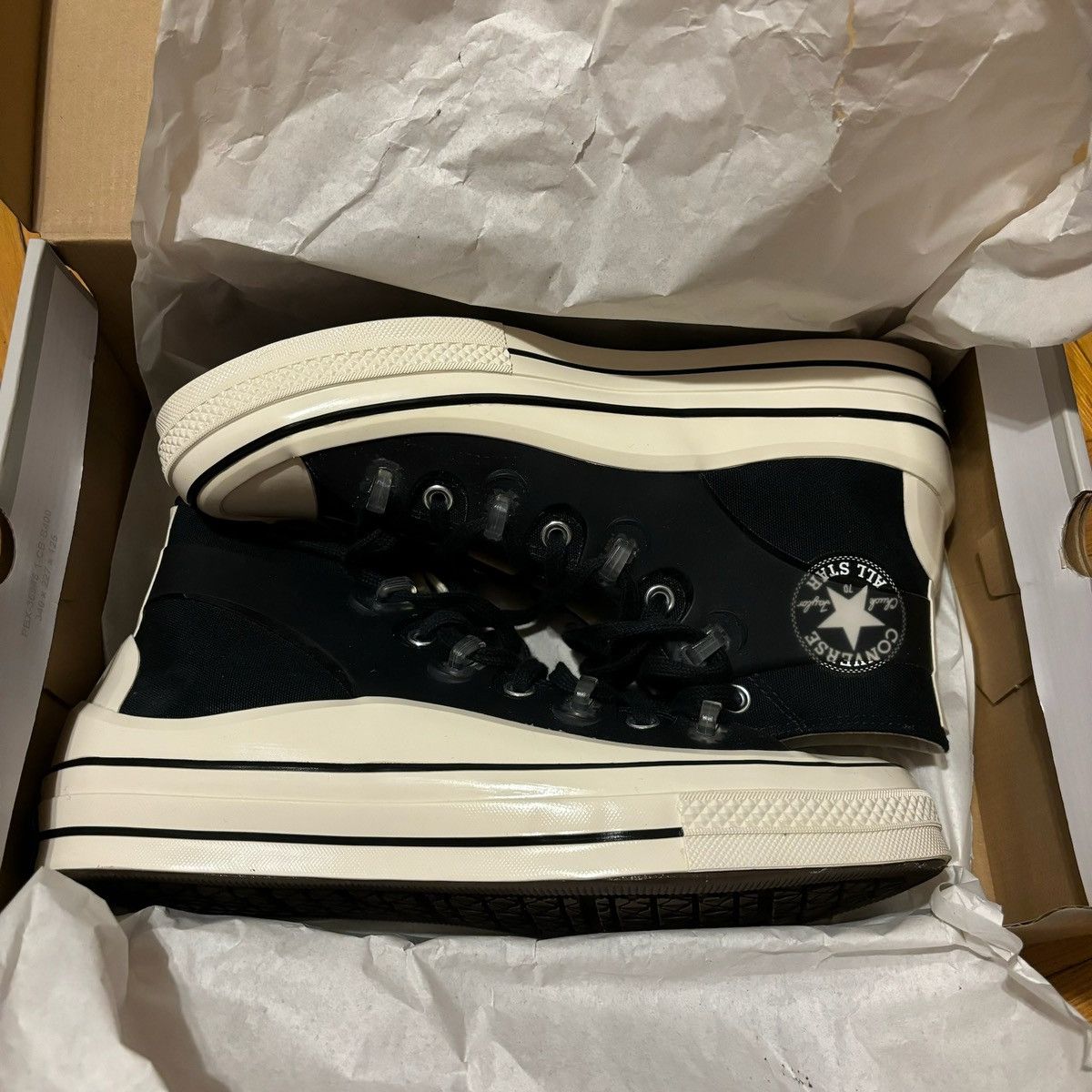 image of Converse Chuck Taylor All Star 70 Hi Shoes in Black, Men's (Size 10)