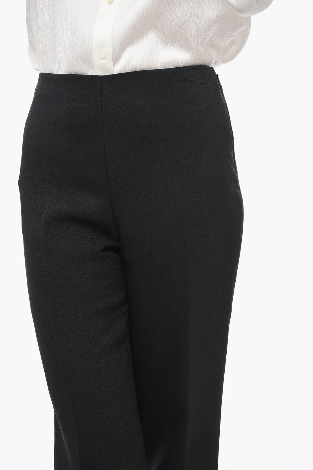 Salvatore Ferragamo og1mm0426 High-Waist Pant in Black Size 27" / US 4 / IT 40 - 3 Thumbnail