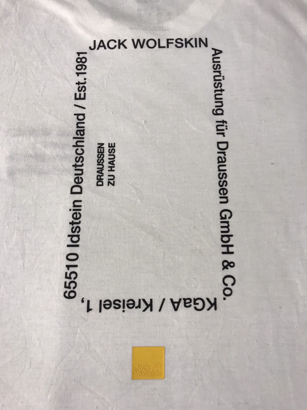 Jack Wolfskin Jack Wolfskin Address Draussen Zu Hause Outdoor Printed Tee Size US L / EU 52-54 / 3 - 5 Thumbnail