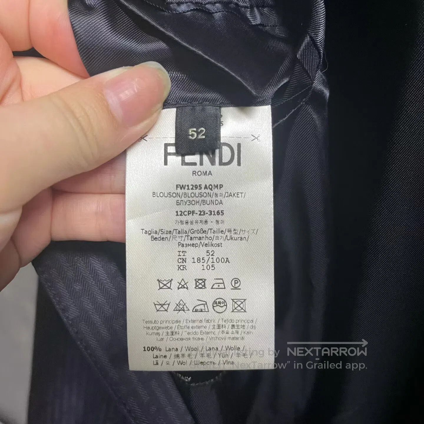 Louis Vuitton Louis Vuitton Solid-color hooded, full-zipper long-sleeve Size US L / EU 52-54 / 3 - 3 Thumbnail