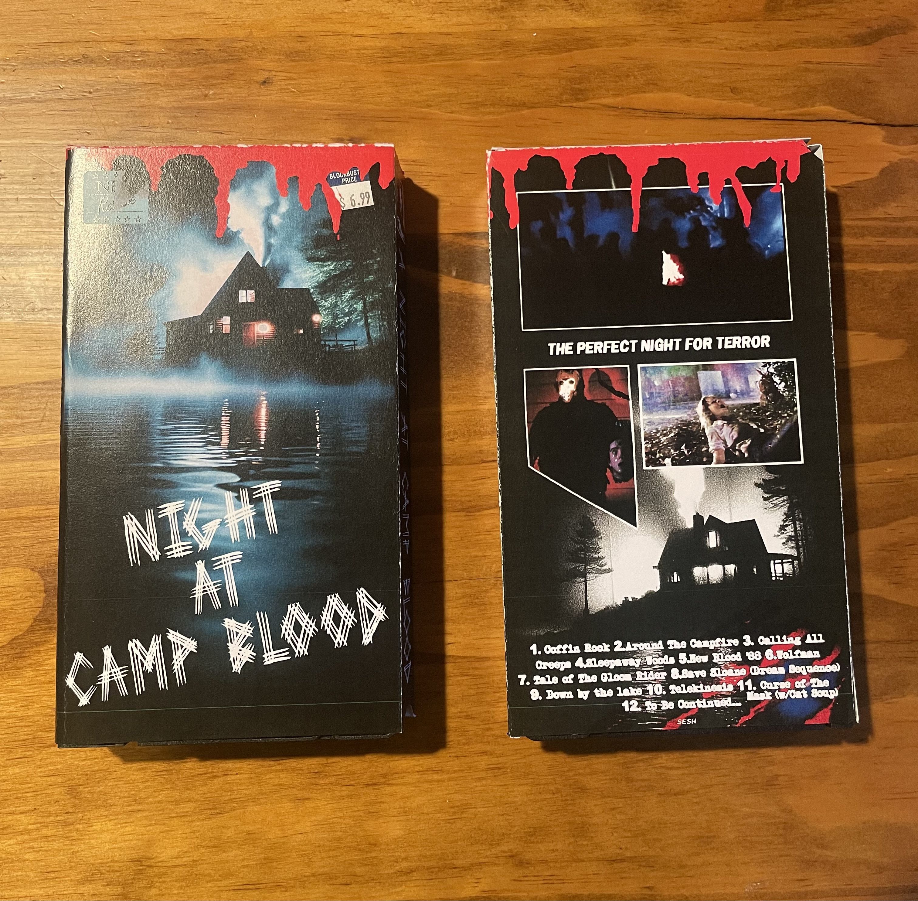 TeamSESH SESH Skaleaton-Night At Camp Blood official album VHS tape Size ONE SIZE - 1 Thumbnail