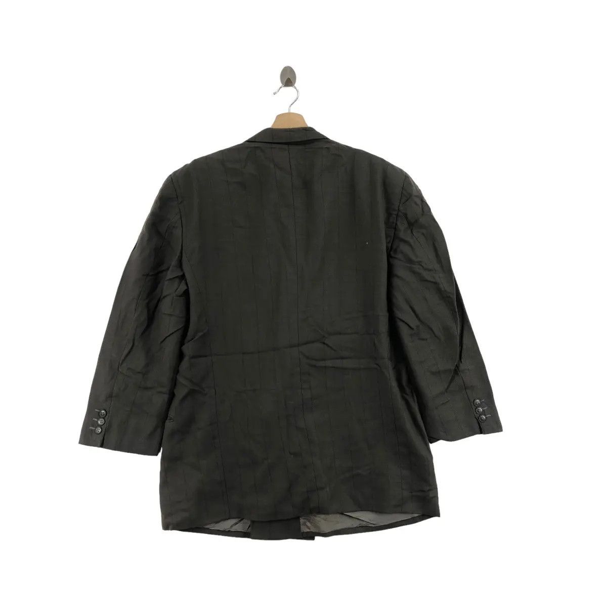 Giorgio Armani Vtg GIORGIO ARMANI Le Collezioni Double Breasted Blazer Pea Size 44R - 3 Thumbnail